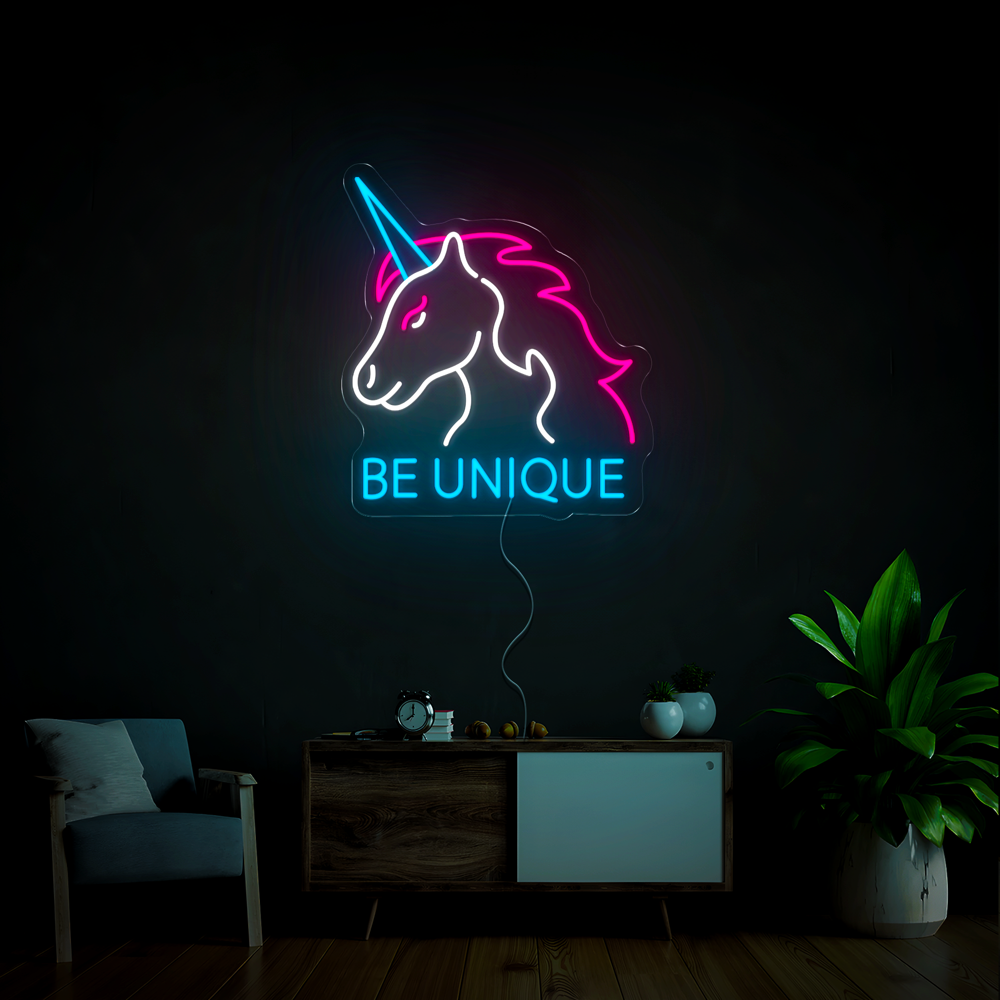 Be Unique Neon Sign