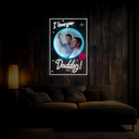Personalized Father's Day Photo Artwork Neon Sign