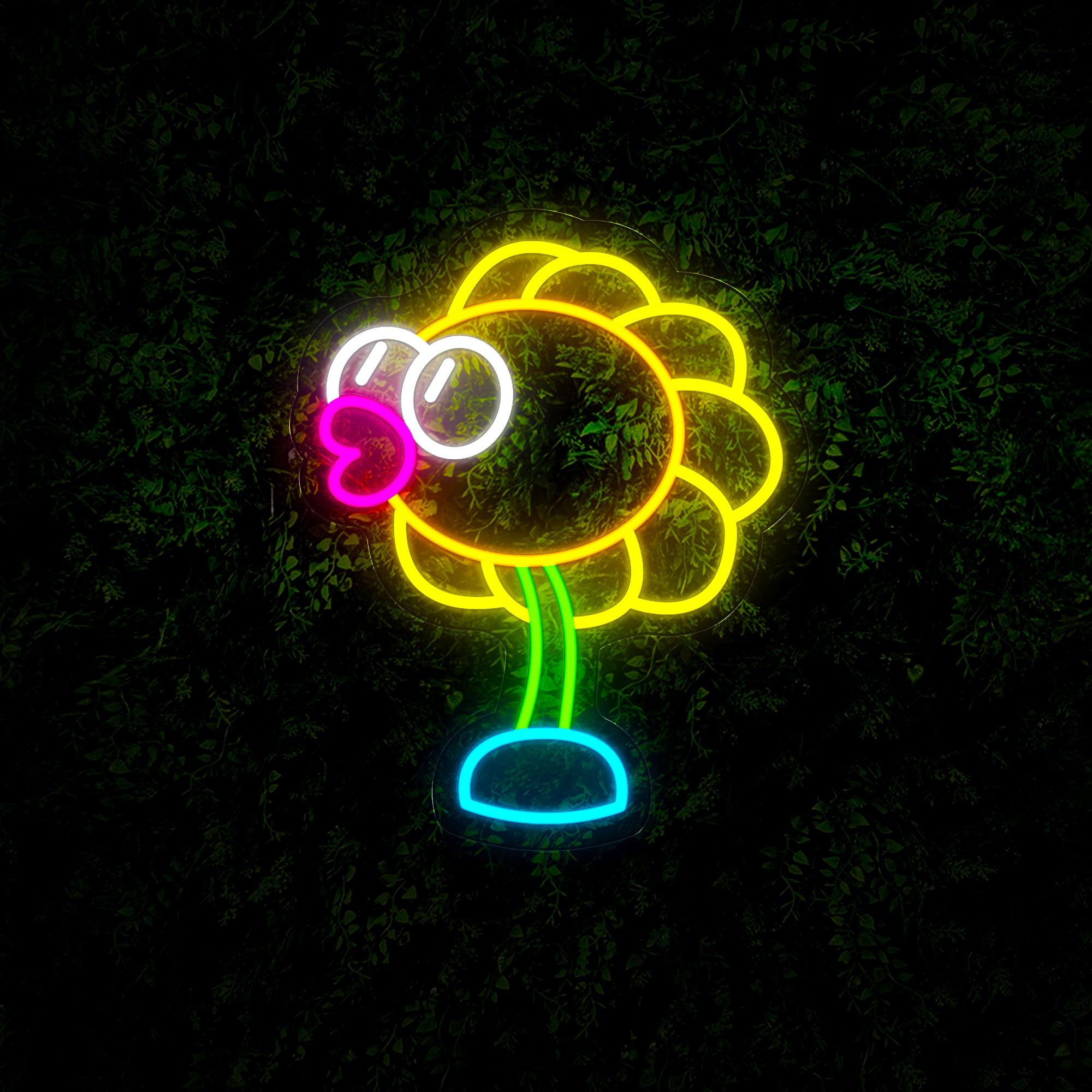 Funny Flower Led Neon Sign