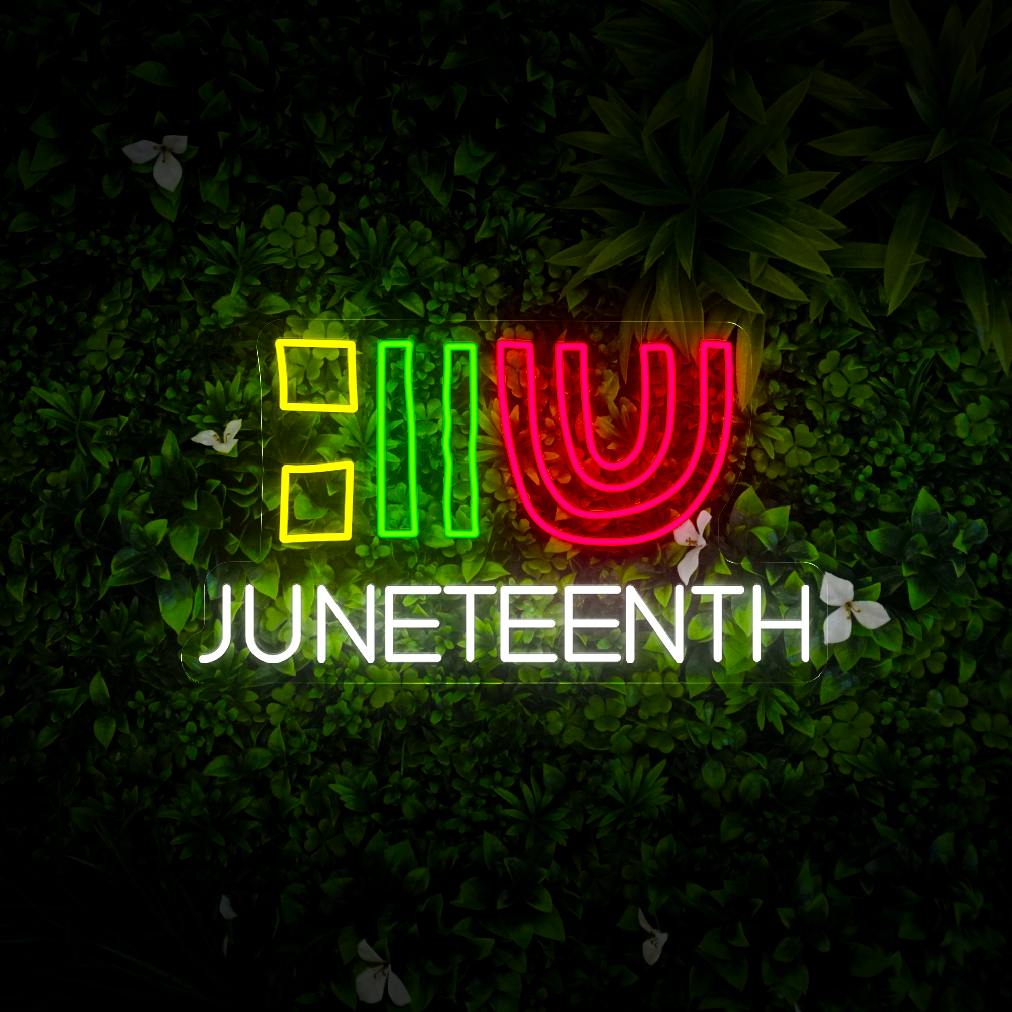 Juneteenth Neon Sign