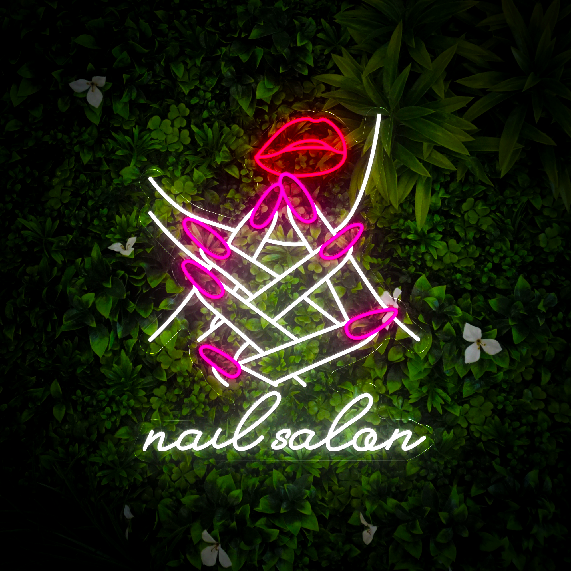 Personalized Nails Salon's Name Neon Sign