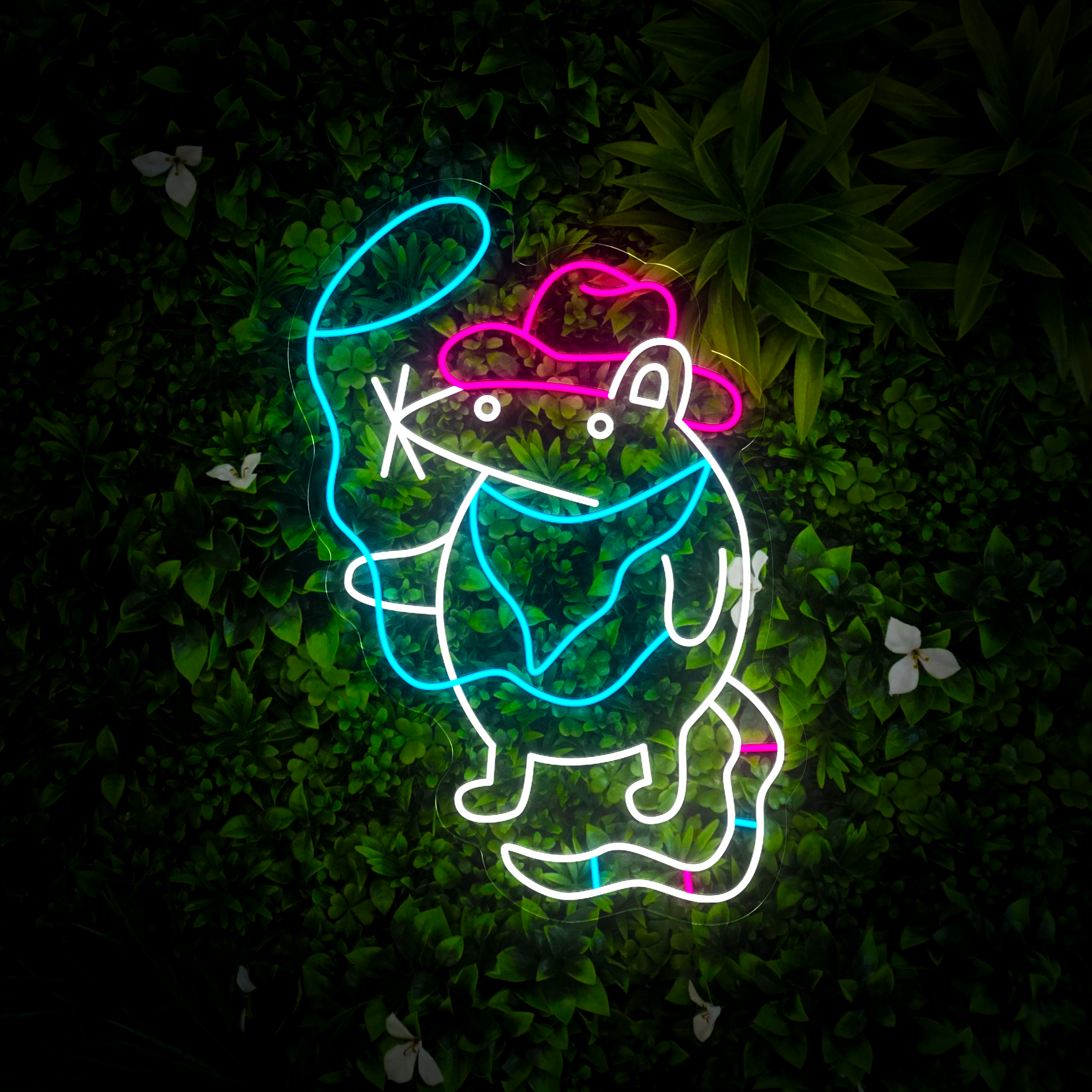 Yeehaw Mouse Neon Sign