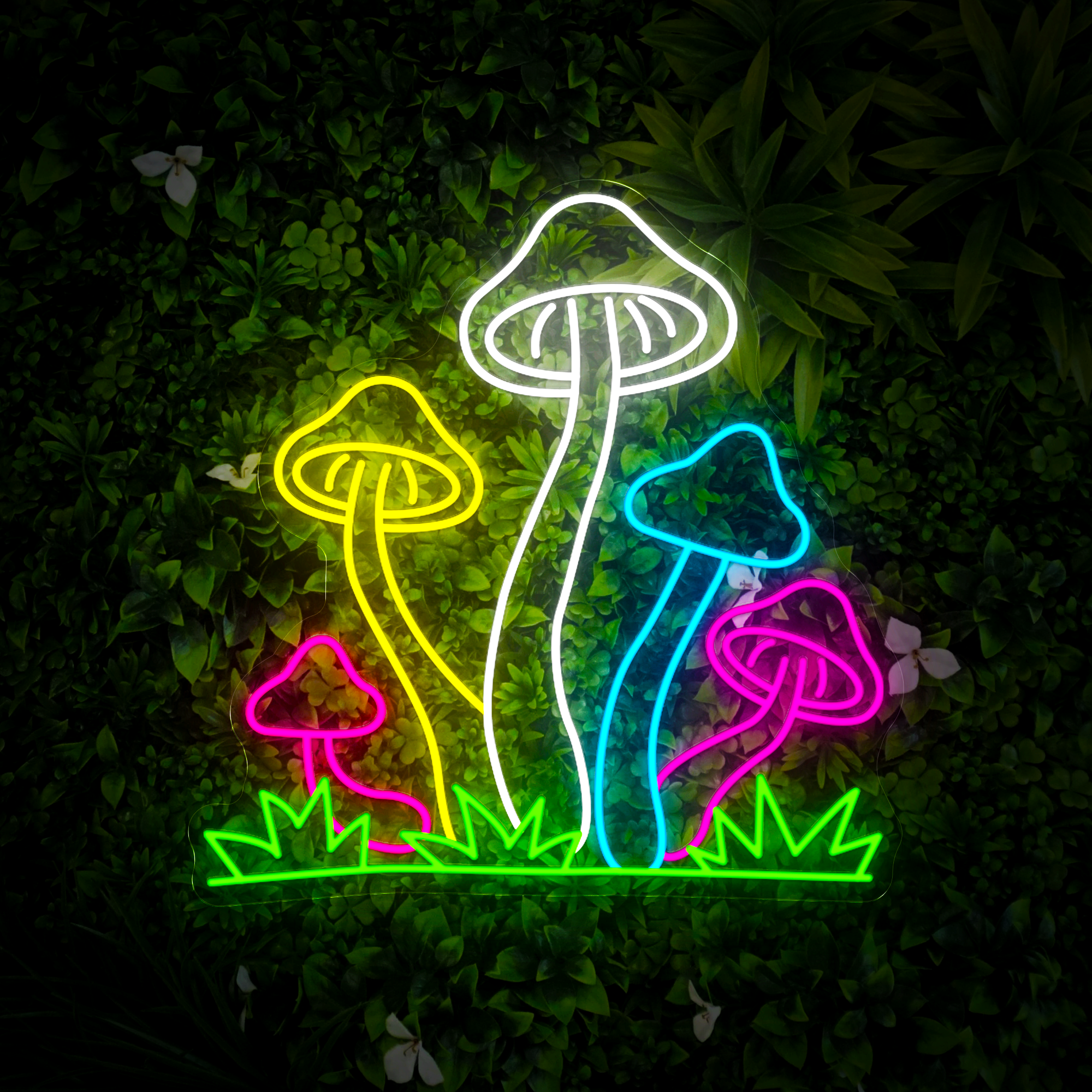 Mushrooms Neon Sign