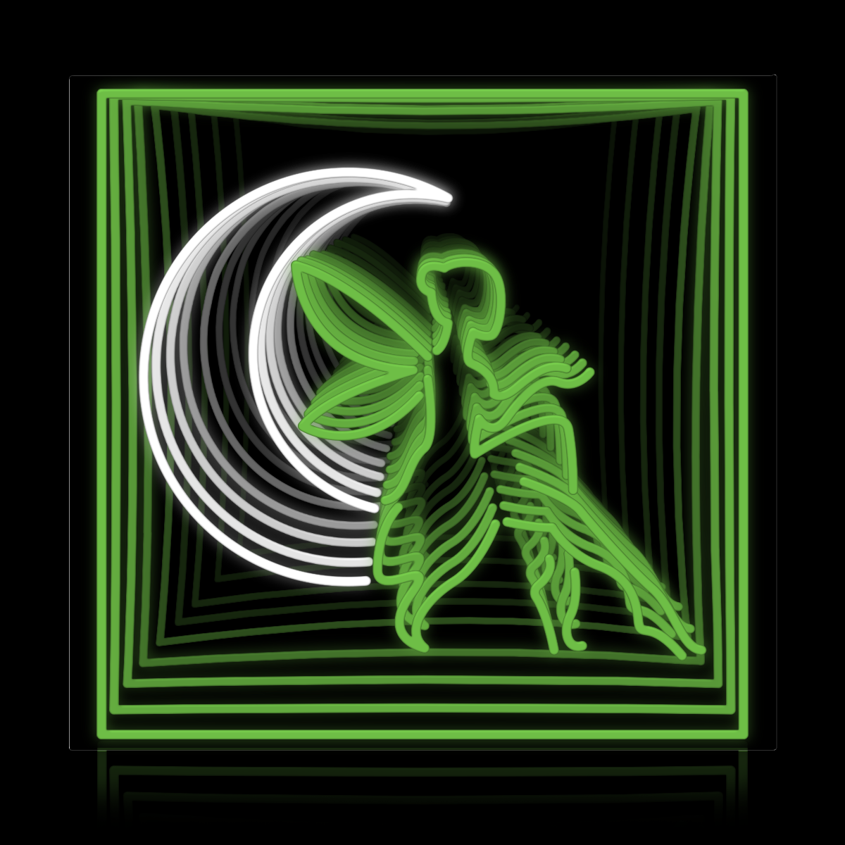Weed Fairy Infinity Neon Sign