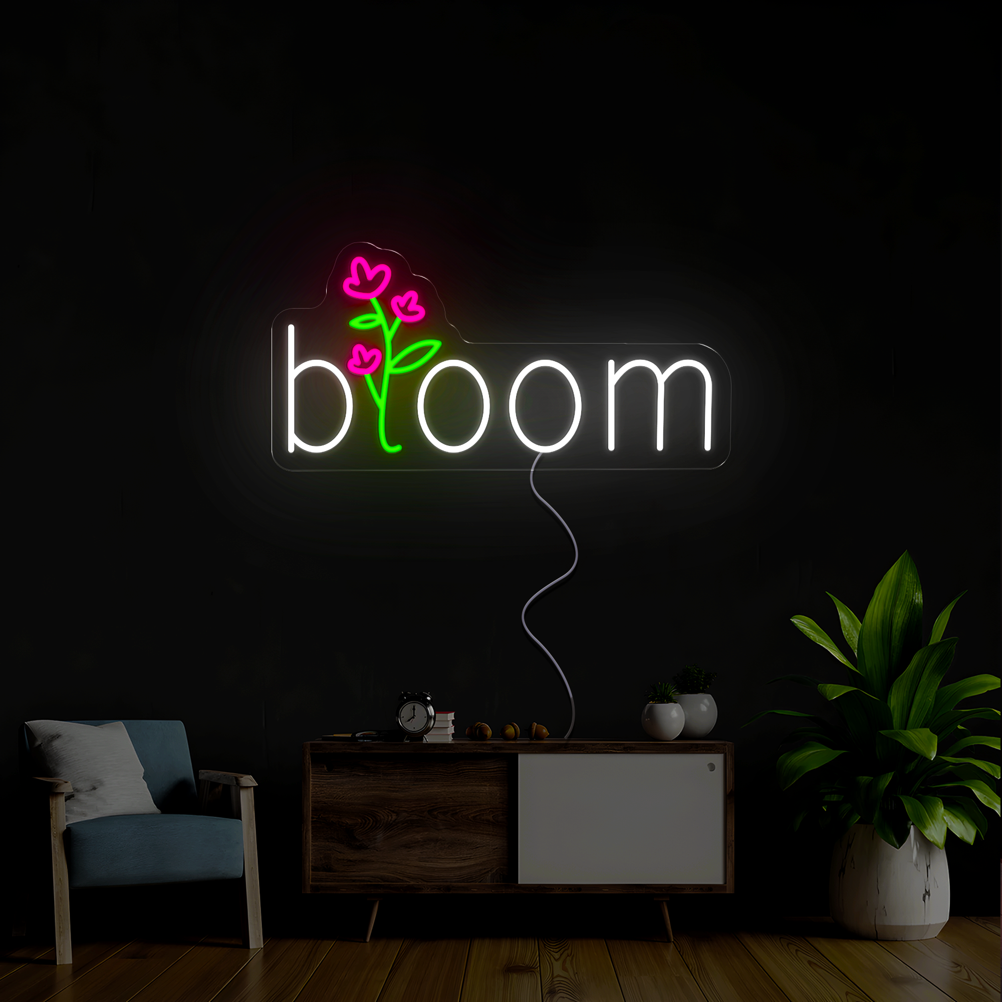 Bloom Noen Sign