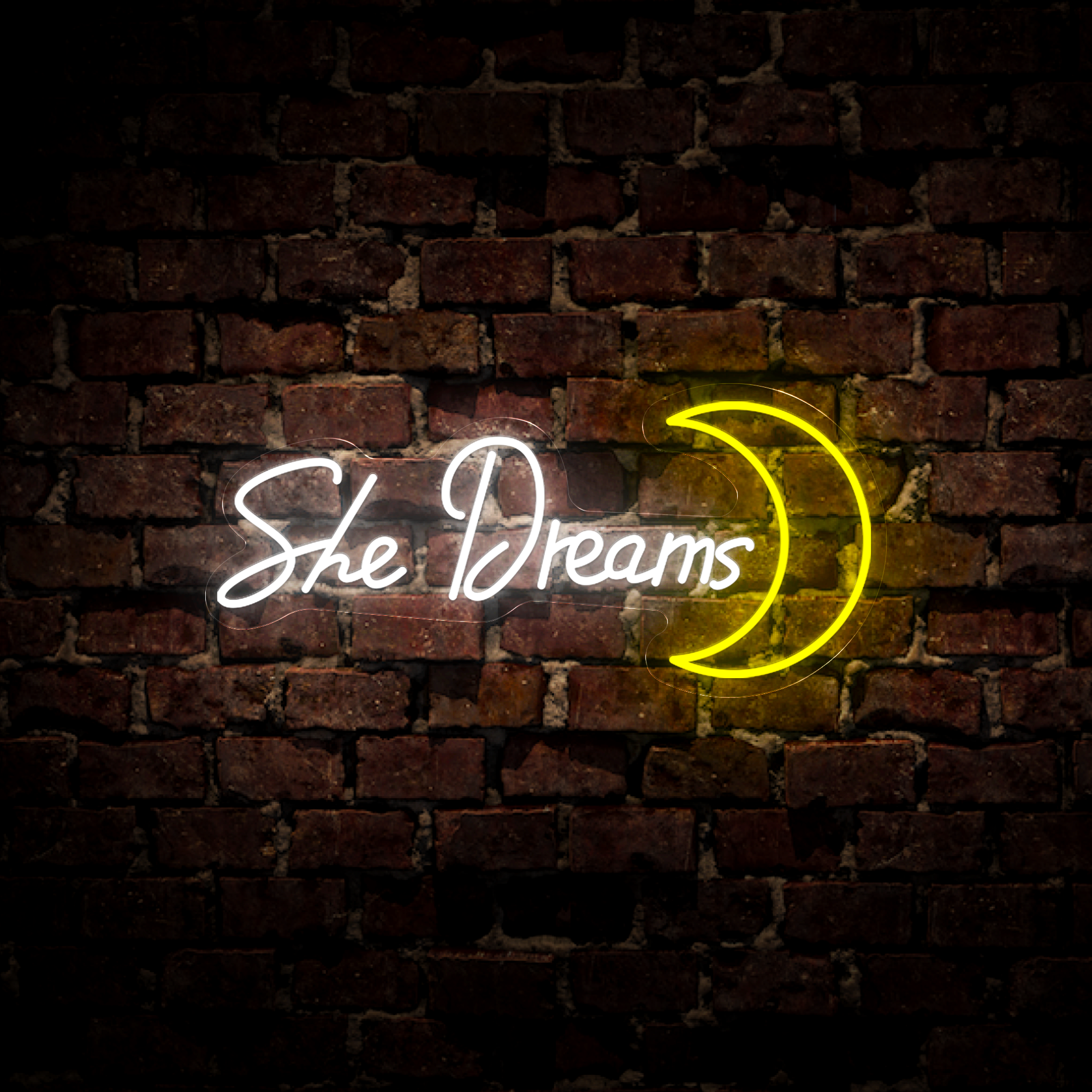 She Dreams Neon Sign