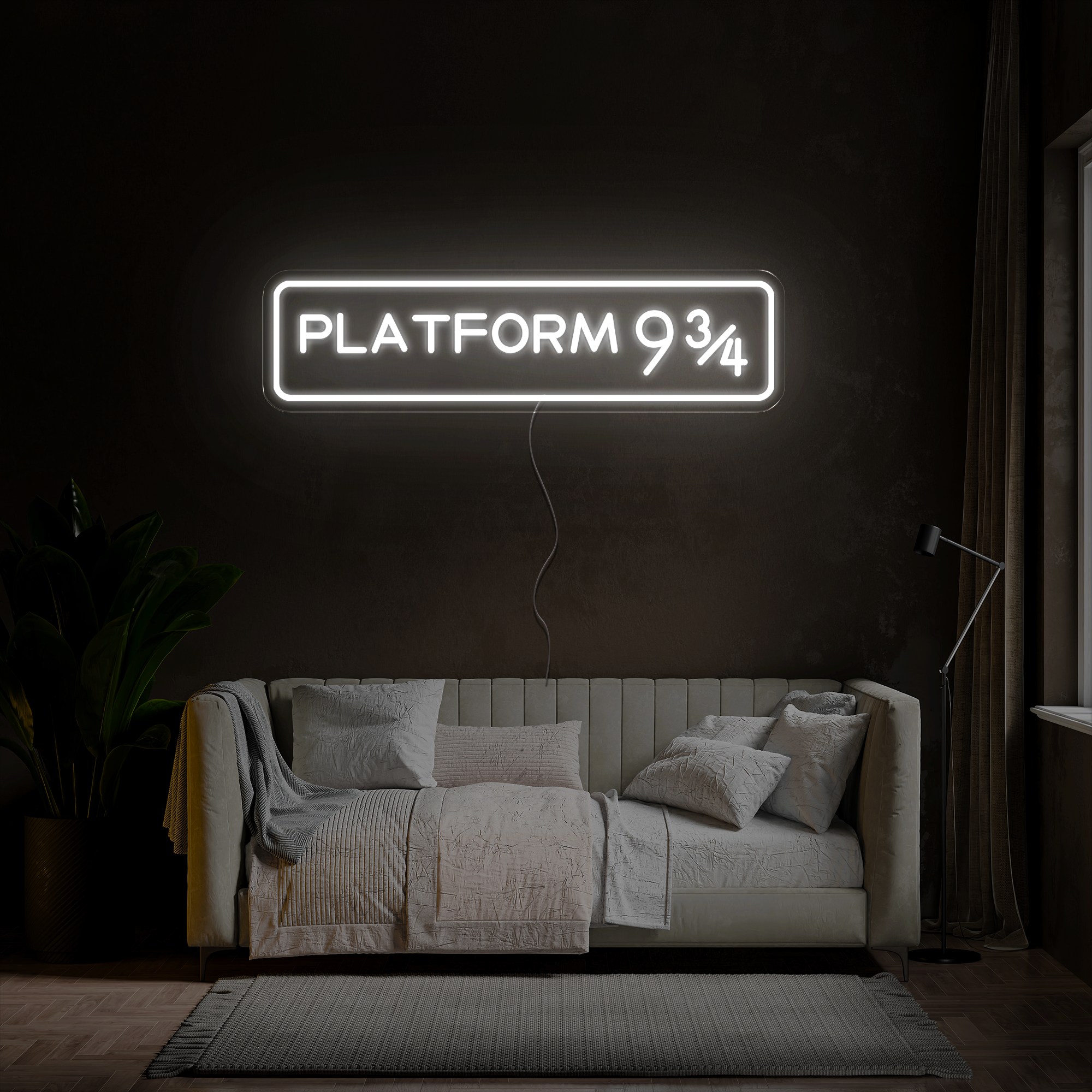 Platform 9¾ Neon Sign