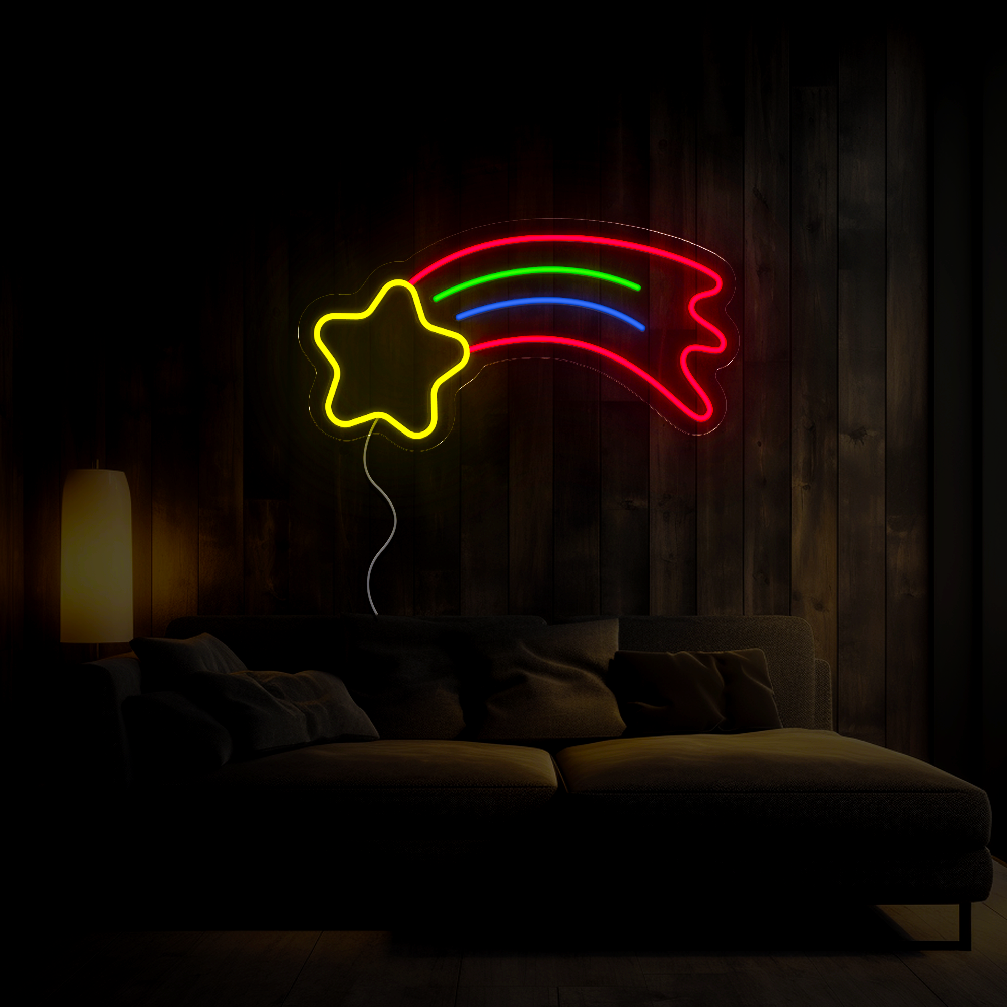 Shooting Star Neon Sign