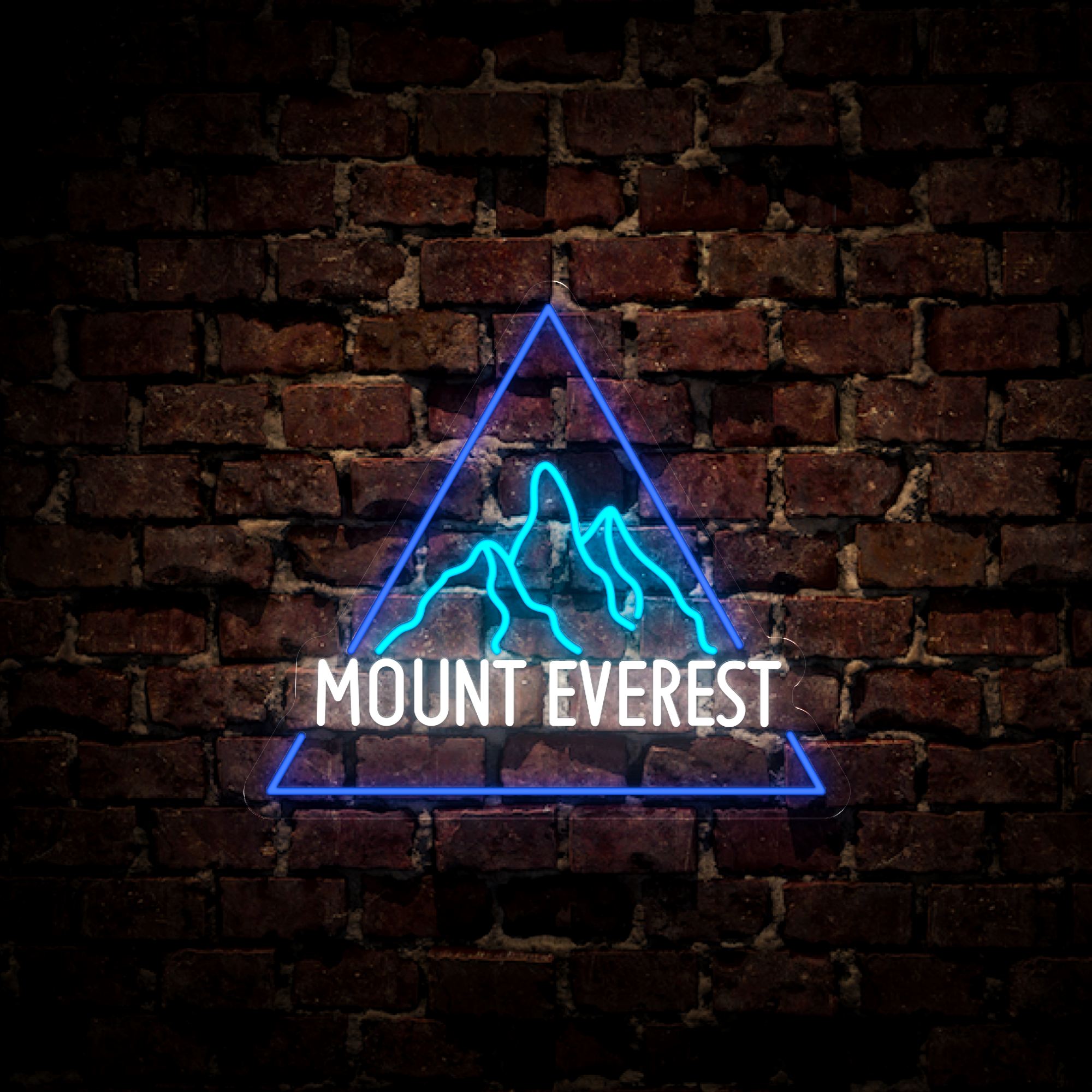 Mount Everest Neon Sign