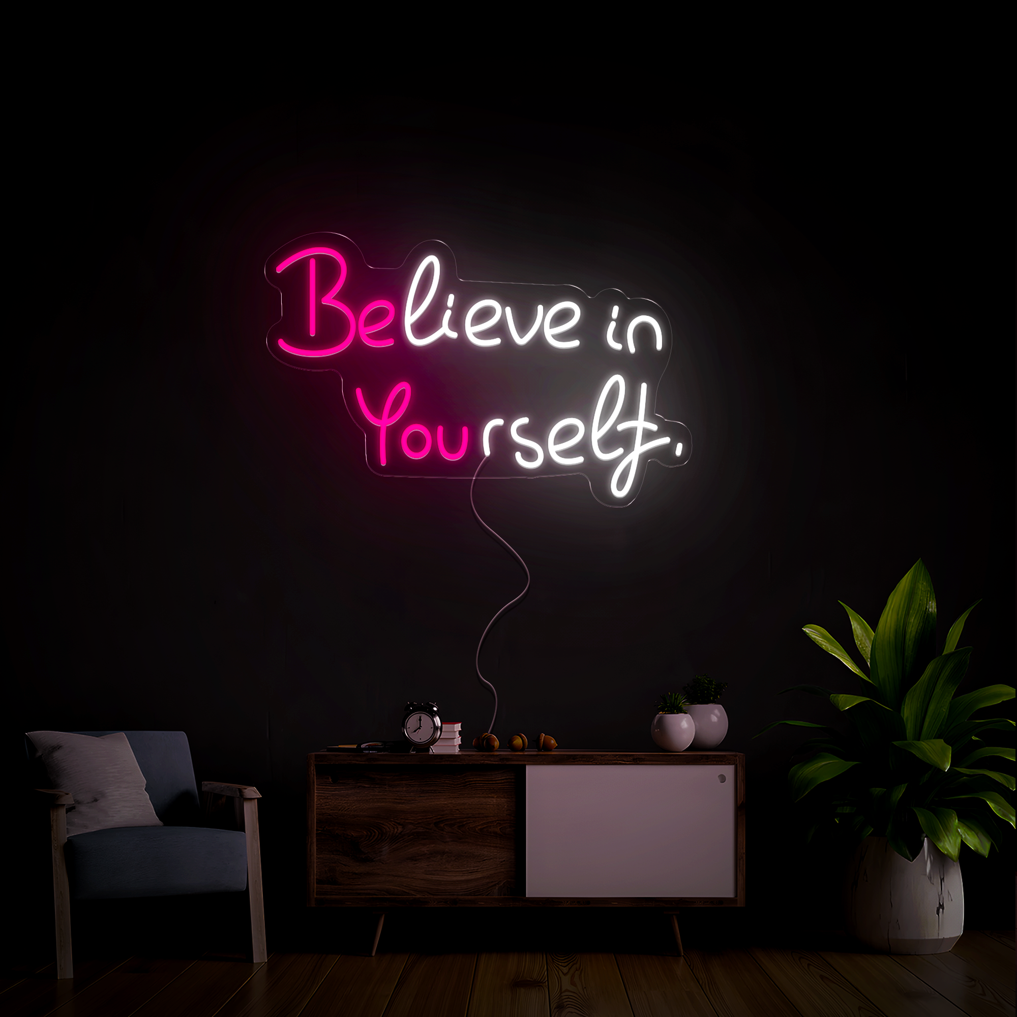 Believe In Yourself Neon Sign