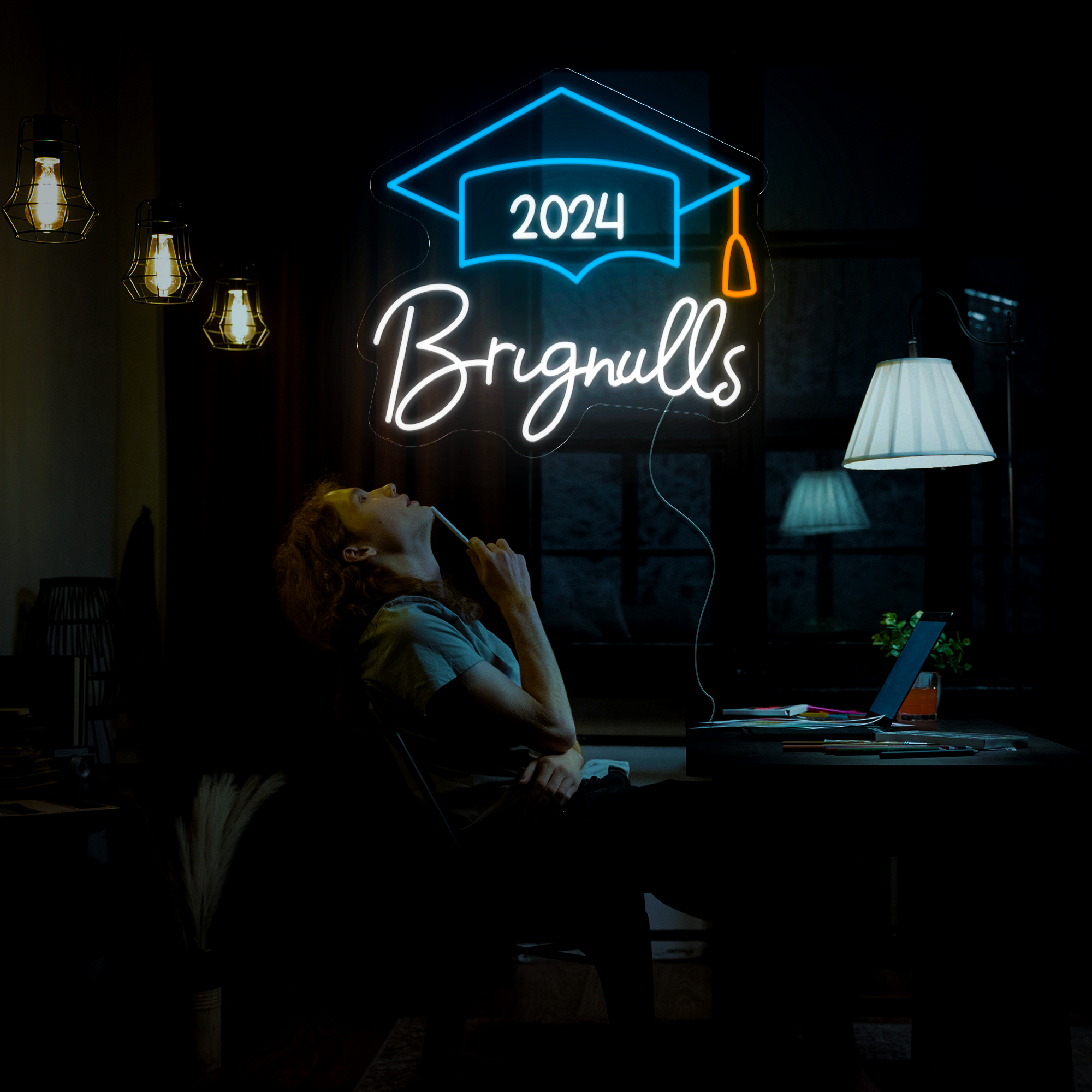 Personalized Graduation 2024 Neon Sign