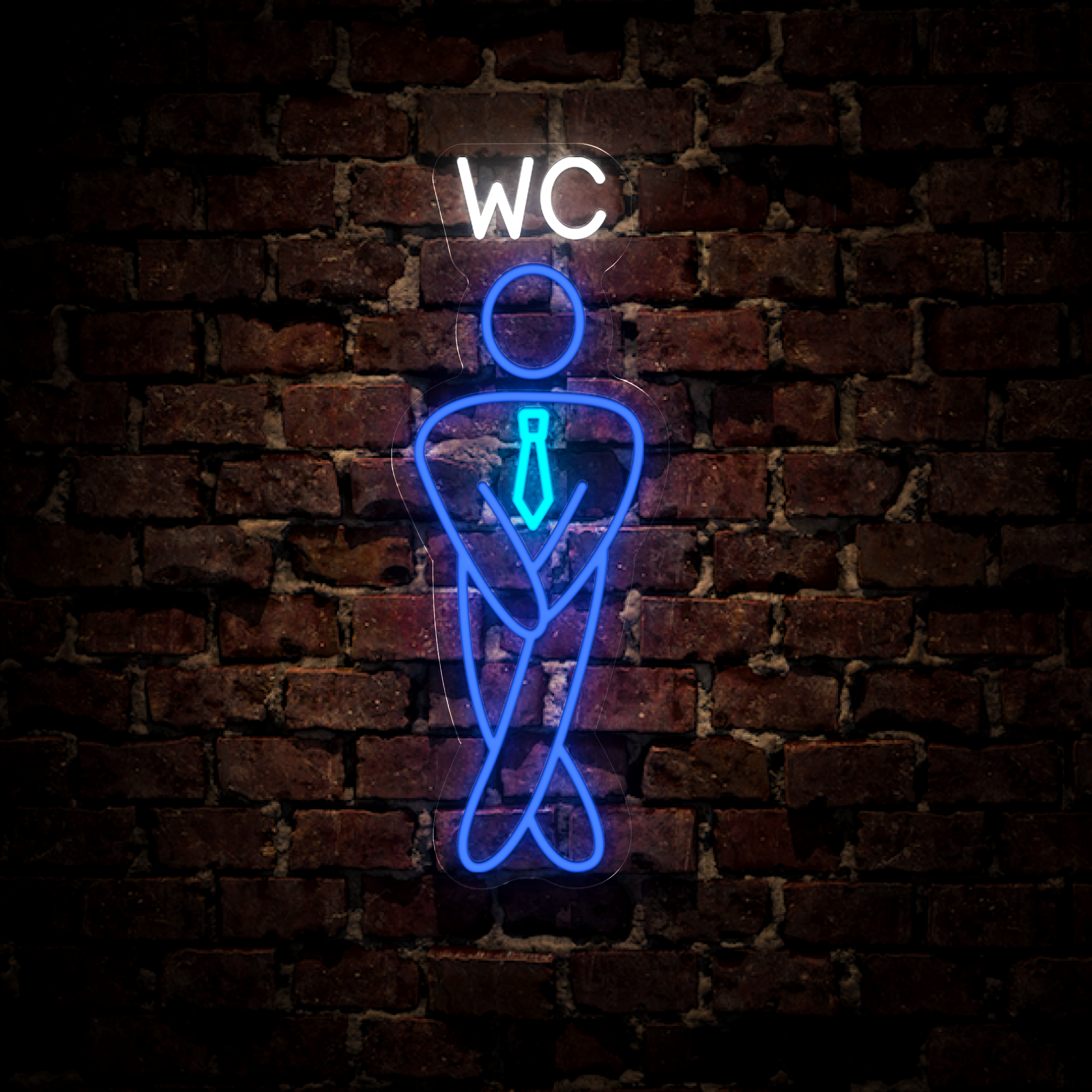 WC Signal Neon Sign