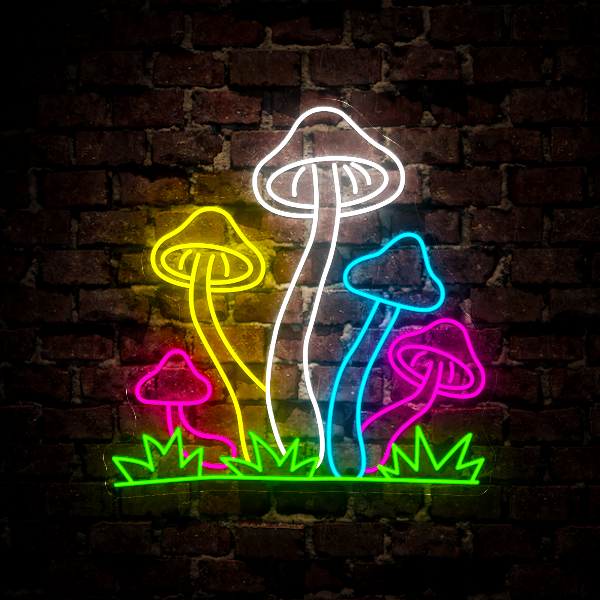 Mushrooms Neon Sign