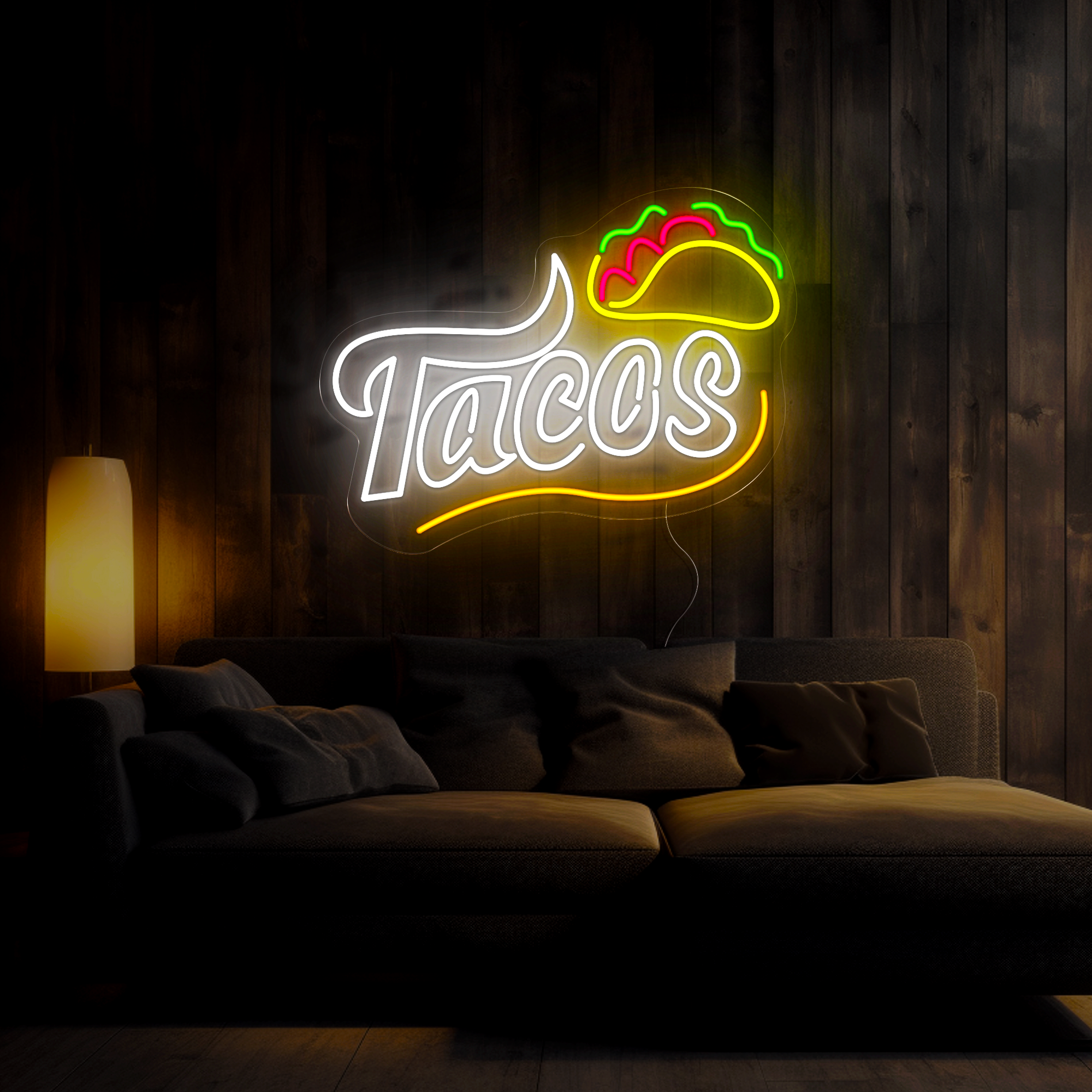 Fiesta Tacos Neon Sign