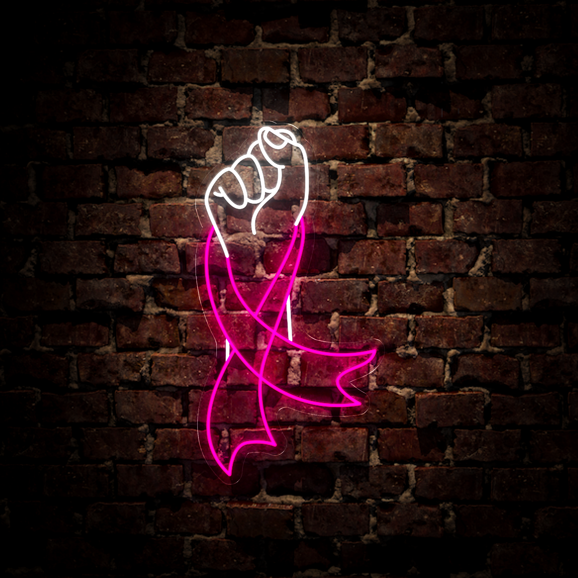Breast Cancer Neon Sign