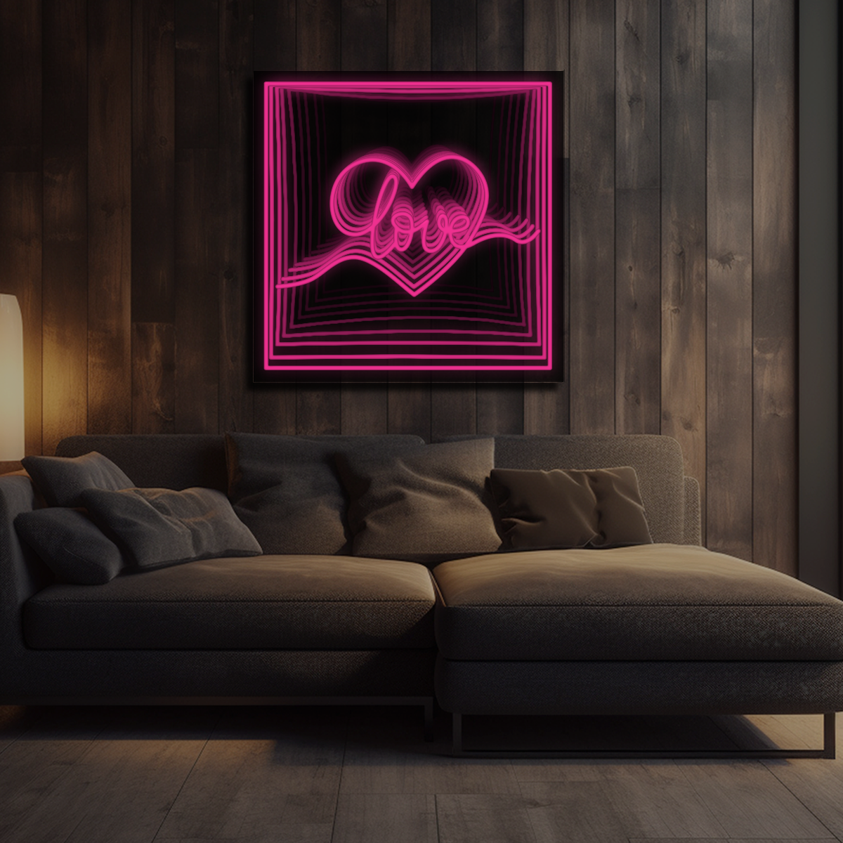 Love Heart Infinity Neon Sign