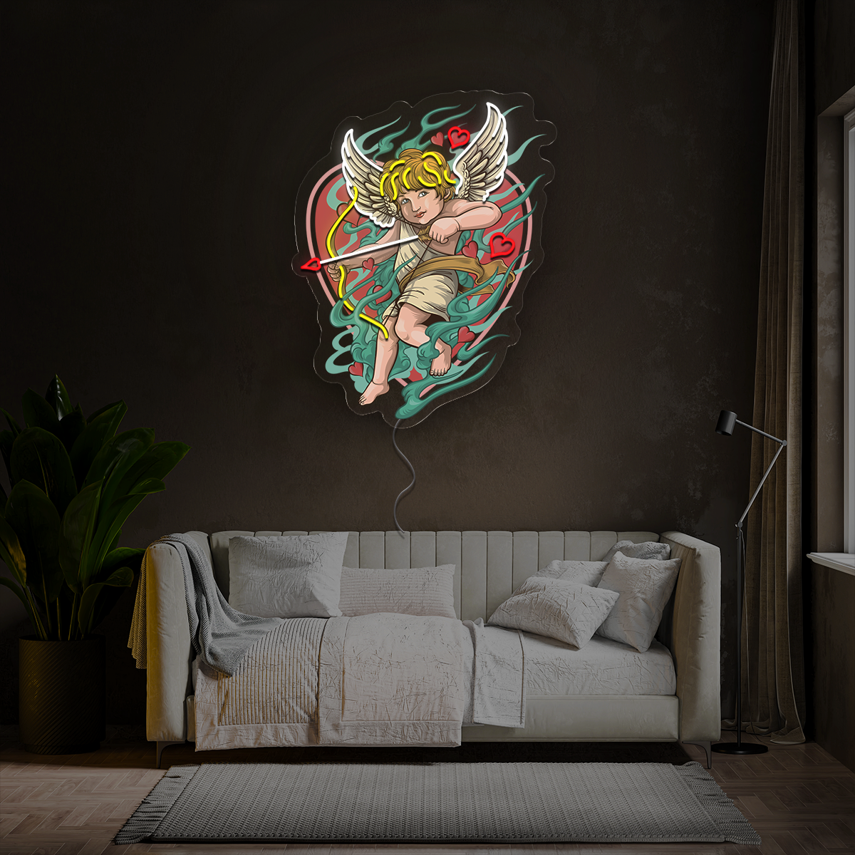Cupid Artwork Neon Sign