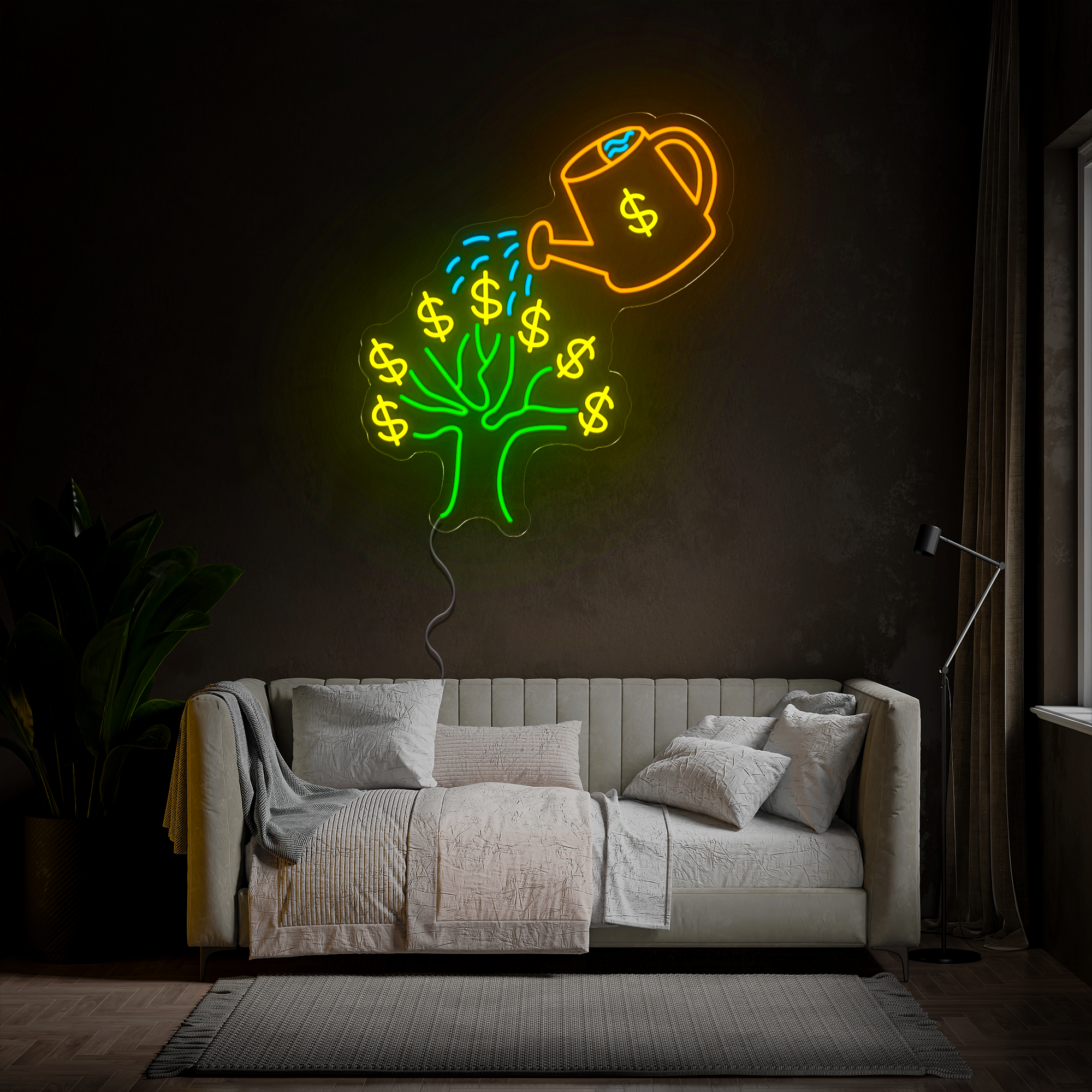 Money Tree Neon Sign