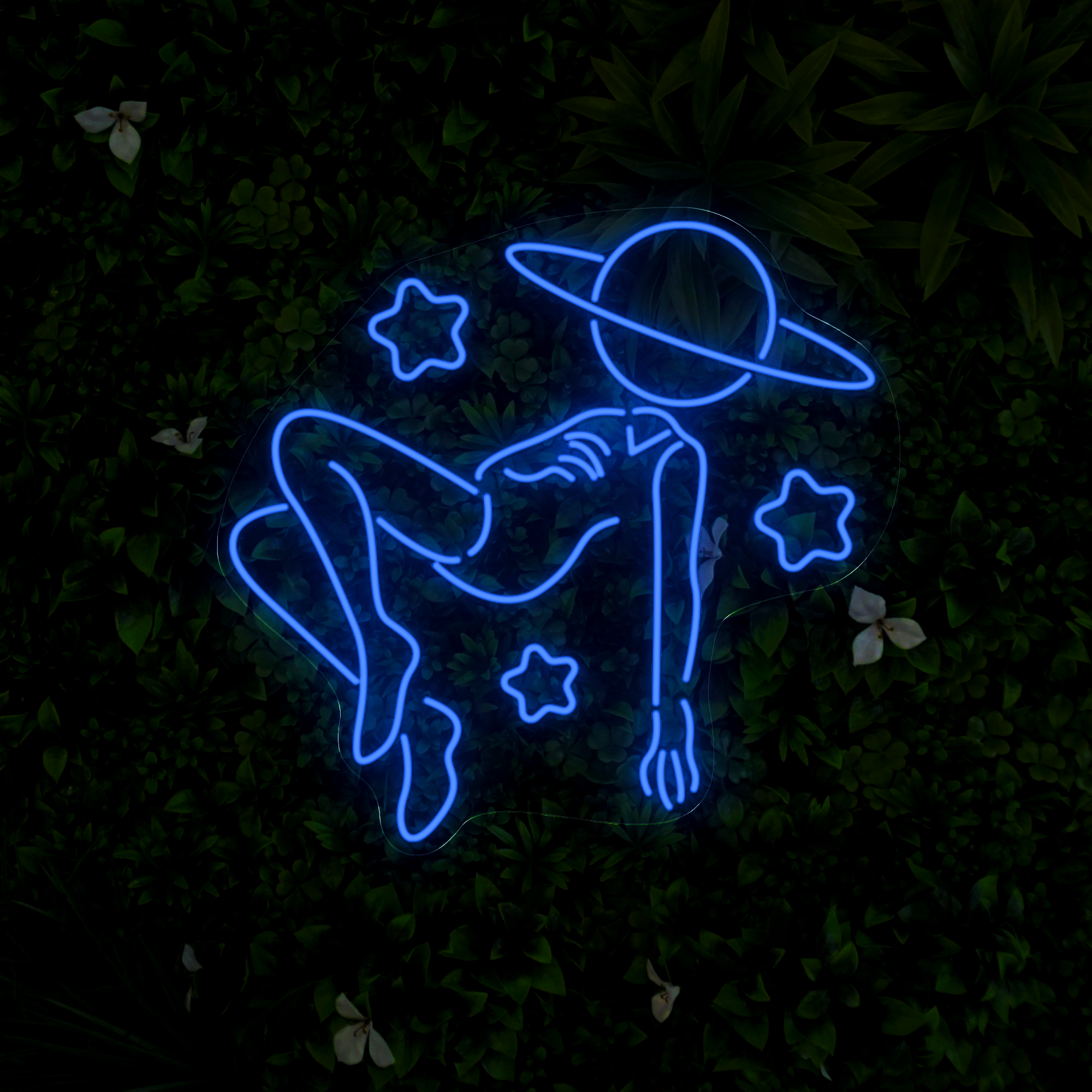 Space Head Neon Sign