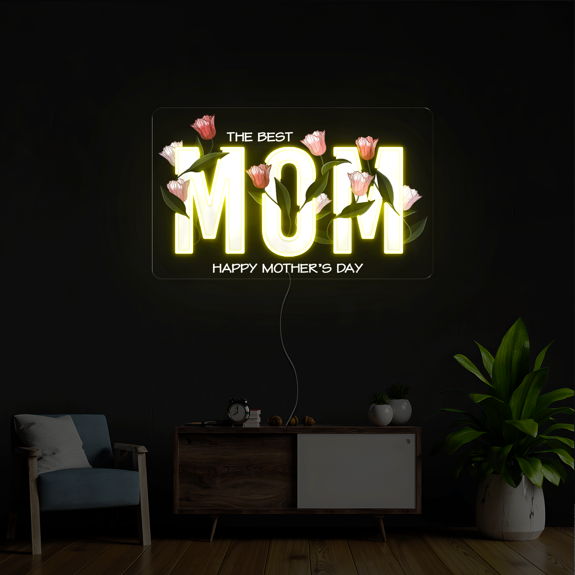 Mother's Day Artwork Neon Sign