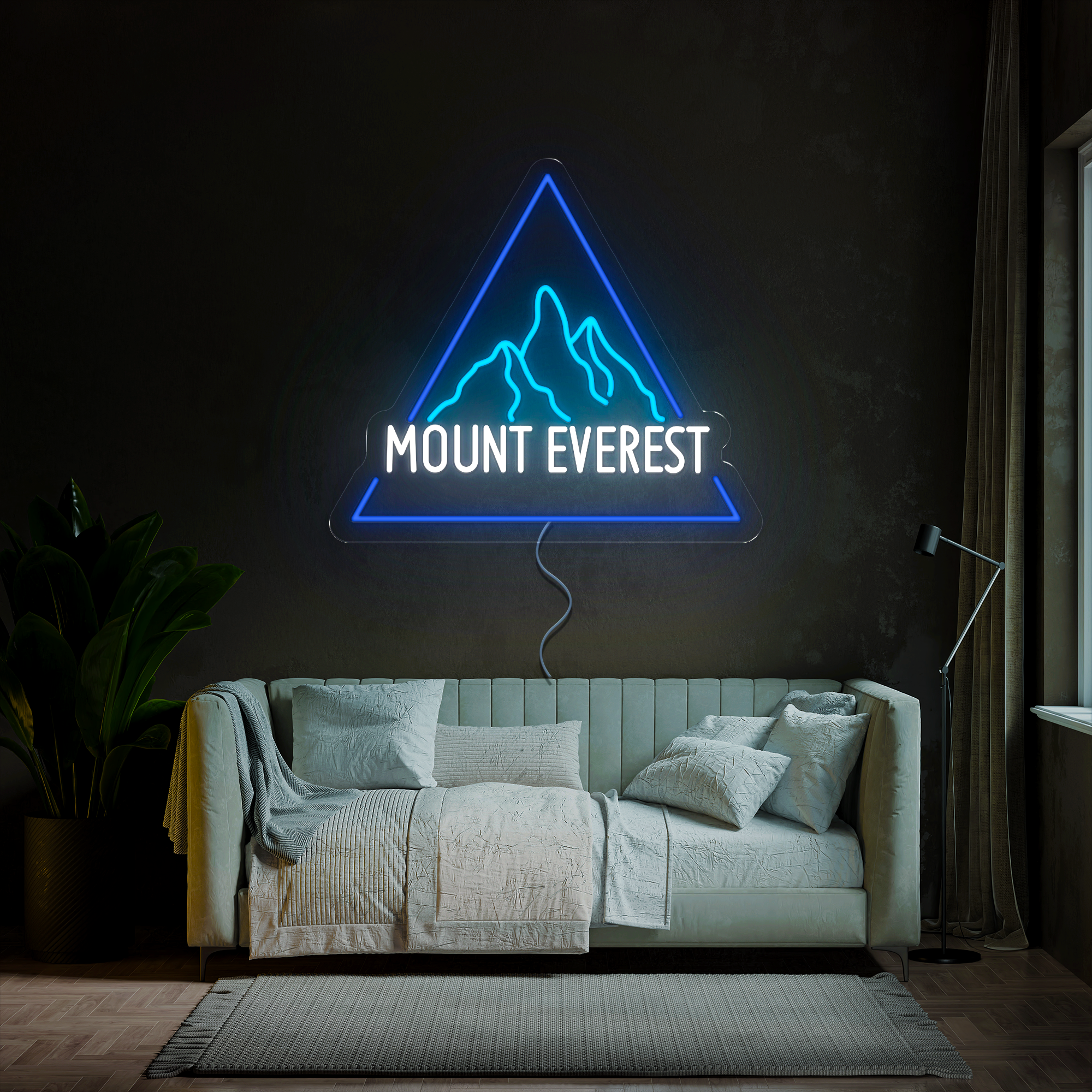 Mount Everest Neon Sign