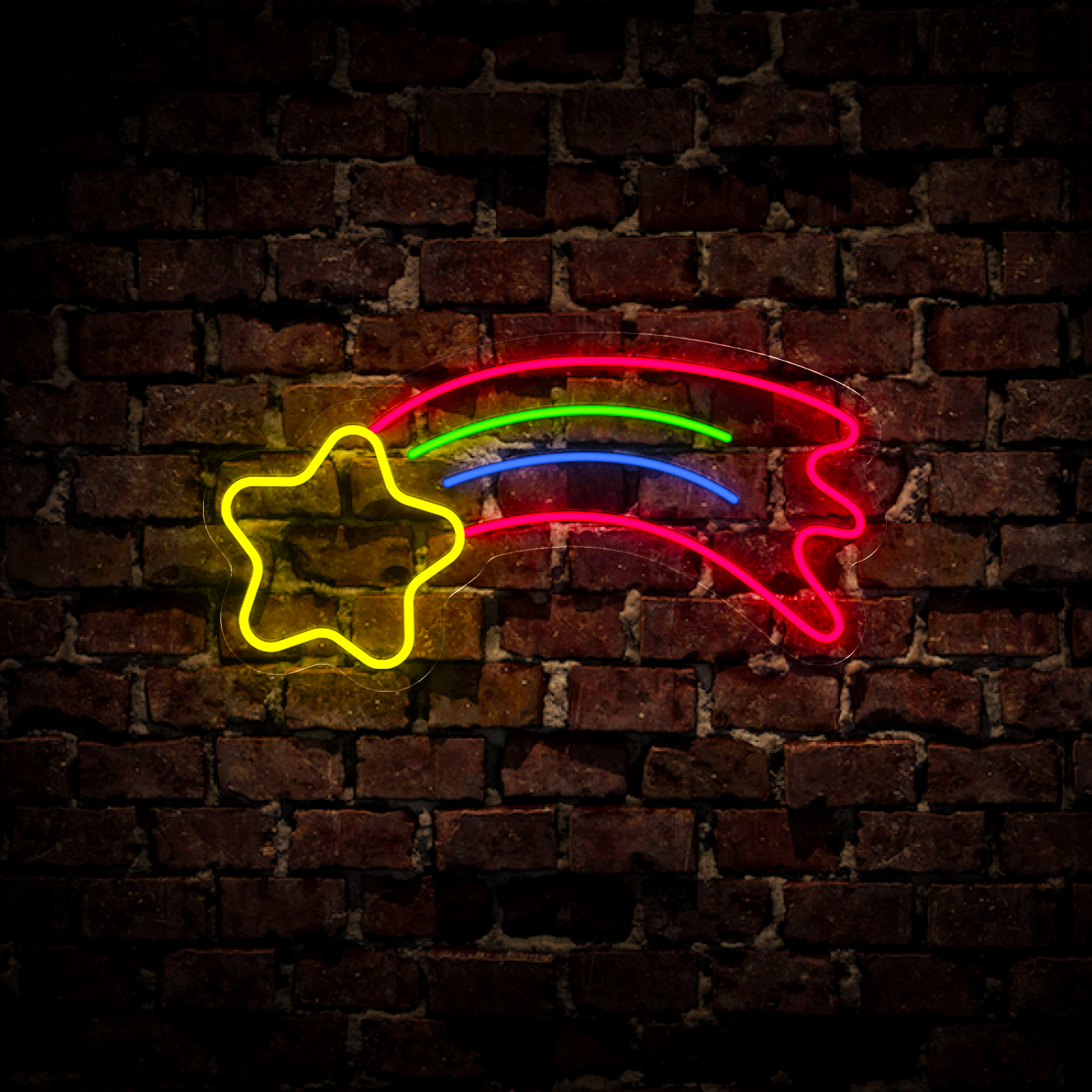 Shooting Star Neon Sign