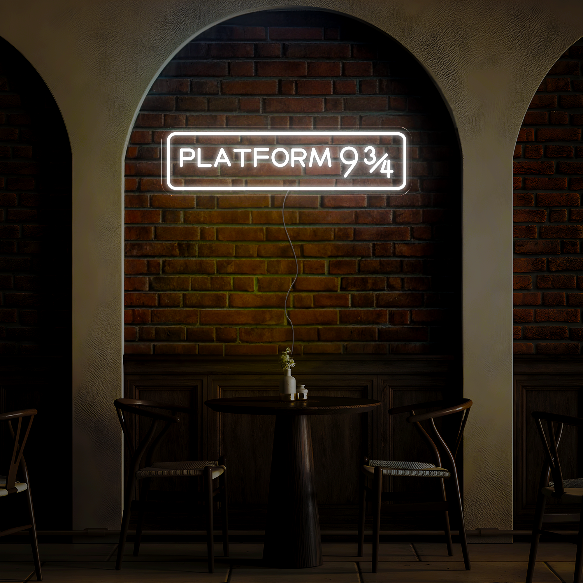 Platform 9¾ Neon Sign