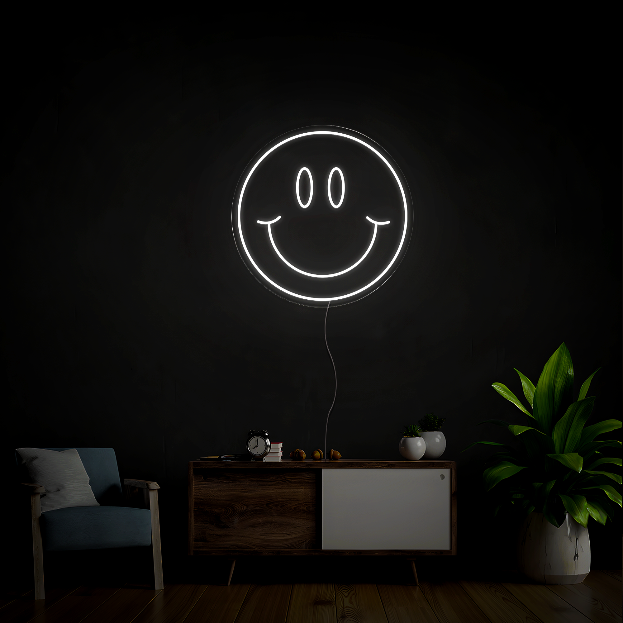 Smiley Face Neon Sign