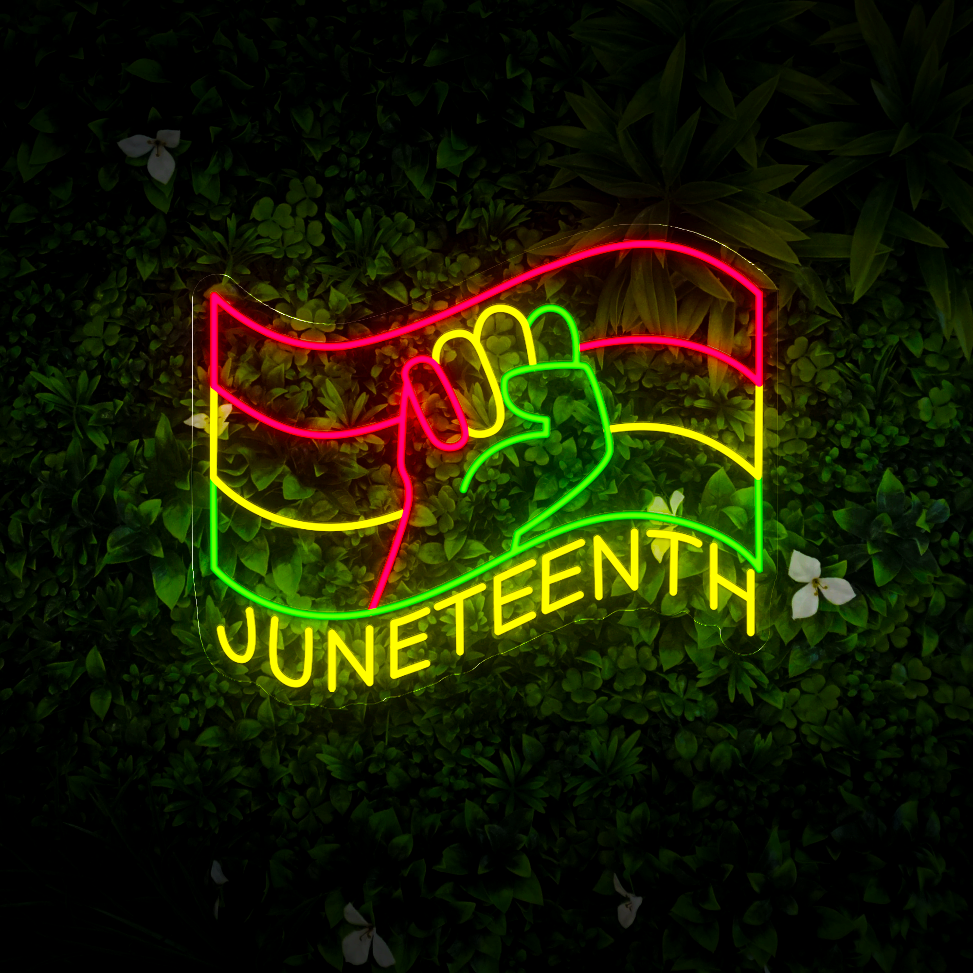 Juneteenth Neon Sign