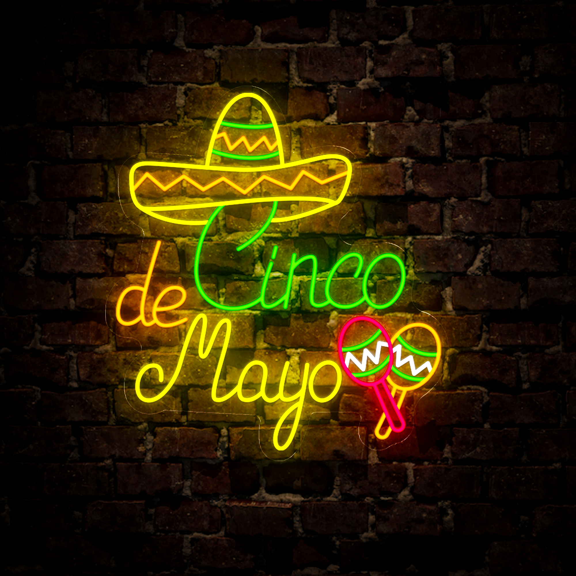 Cinco De Mayo Neon Sign