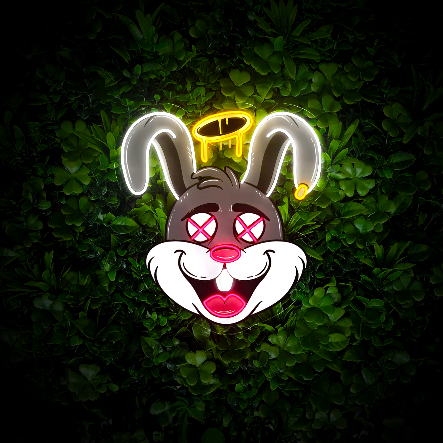 Dead Rabbit Artwork Neon Sign
