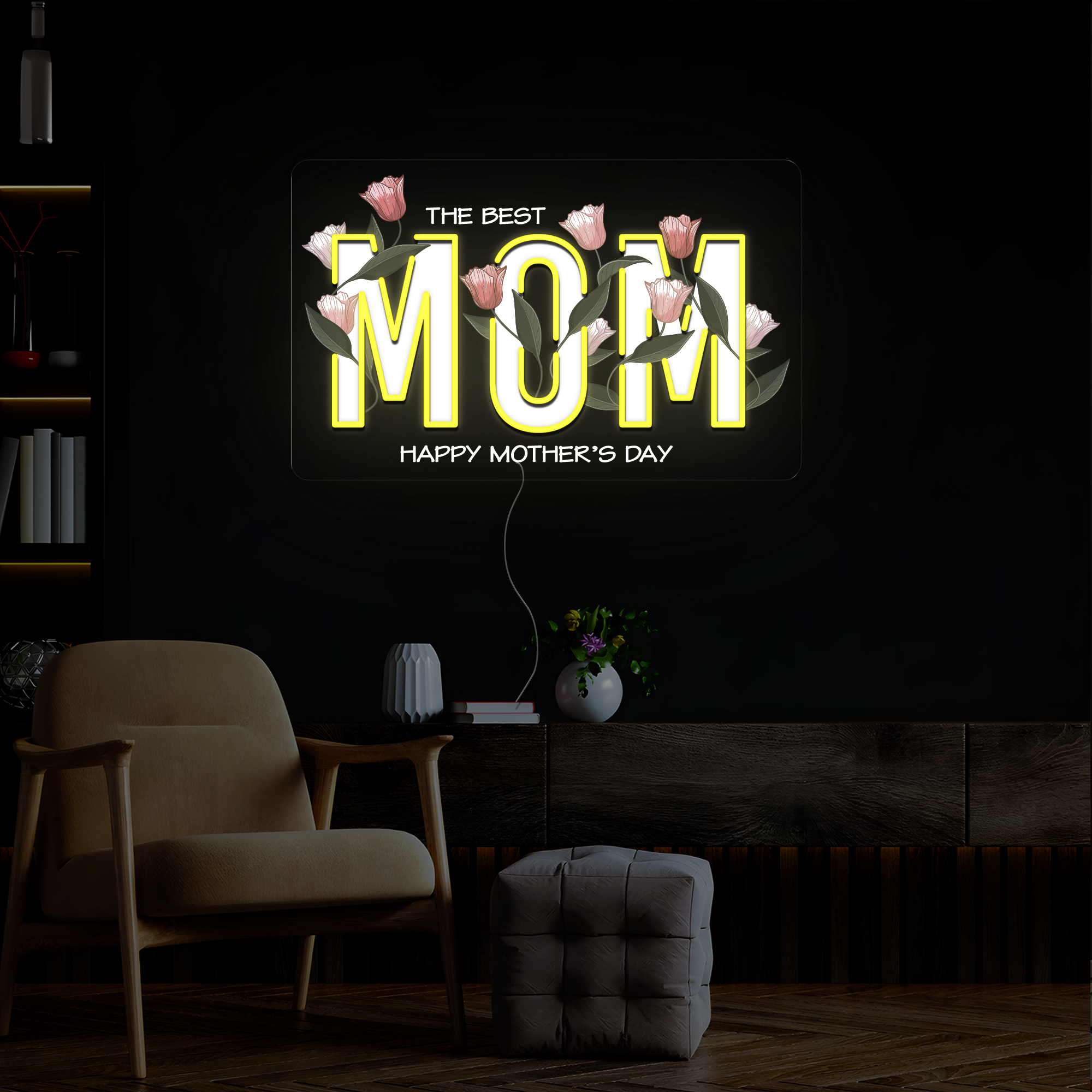 Mother's Day Artwork Neon Sign