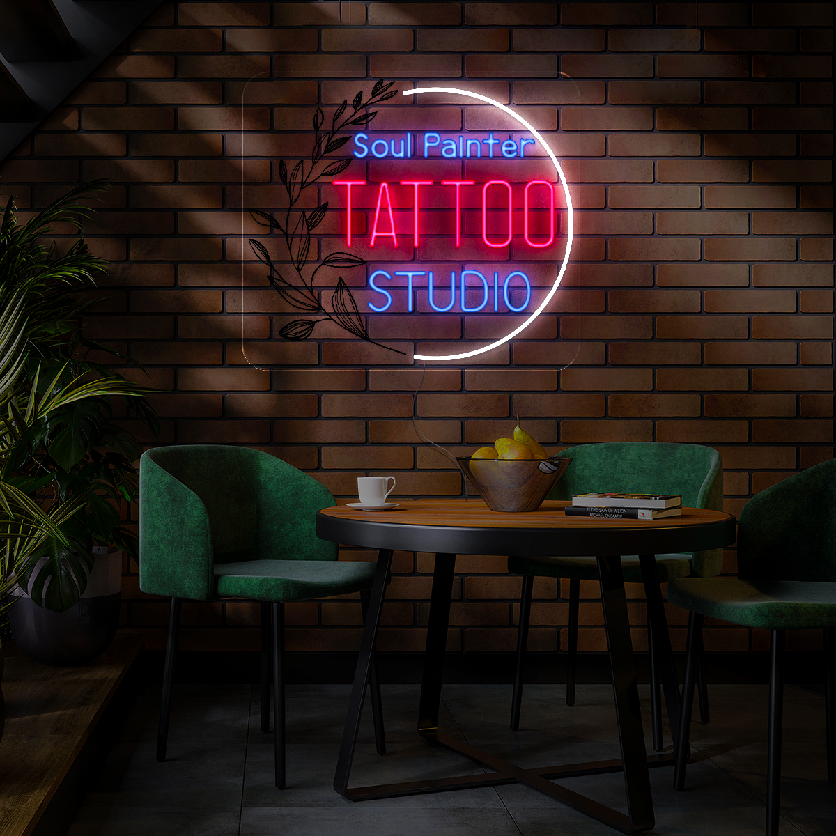 Tattoo Studio Artwork Neon Sign