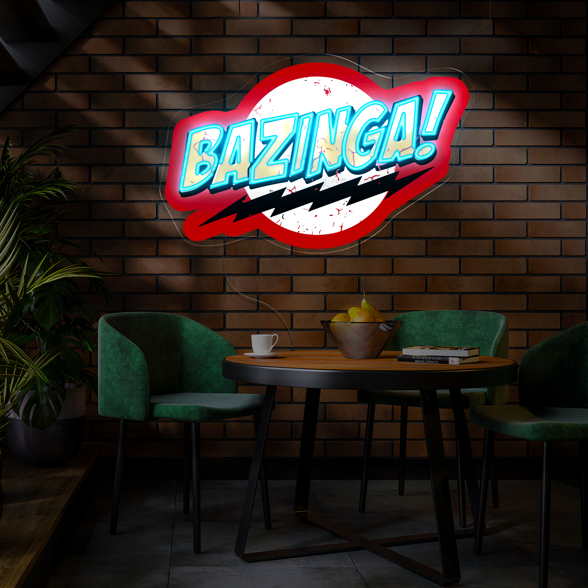 Bazinga Artwork Neon Sign