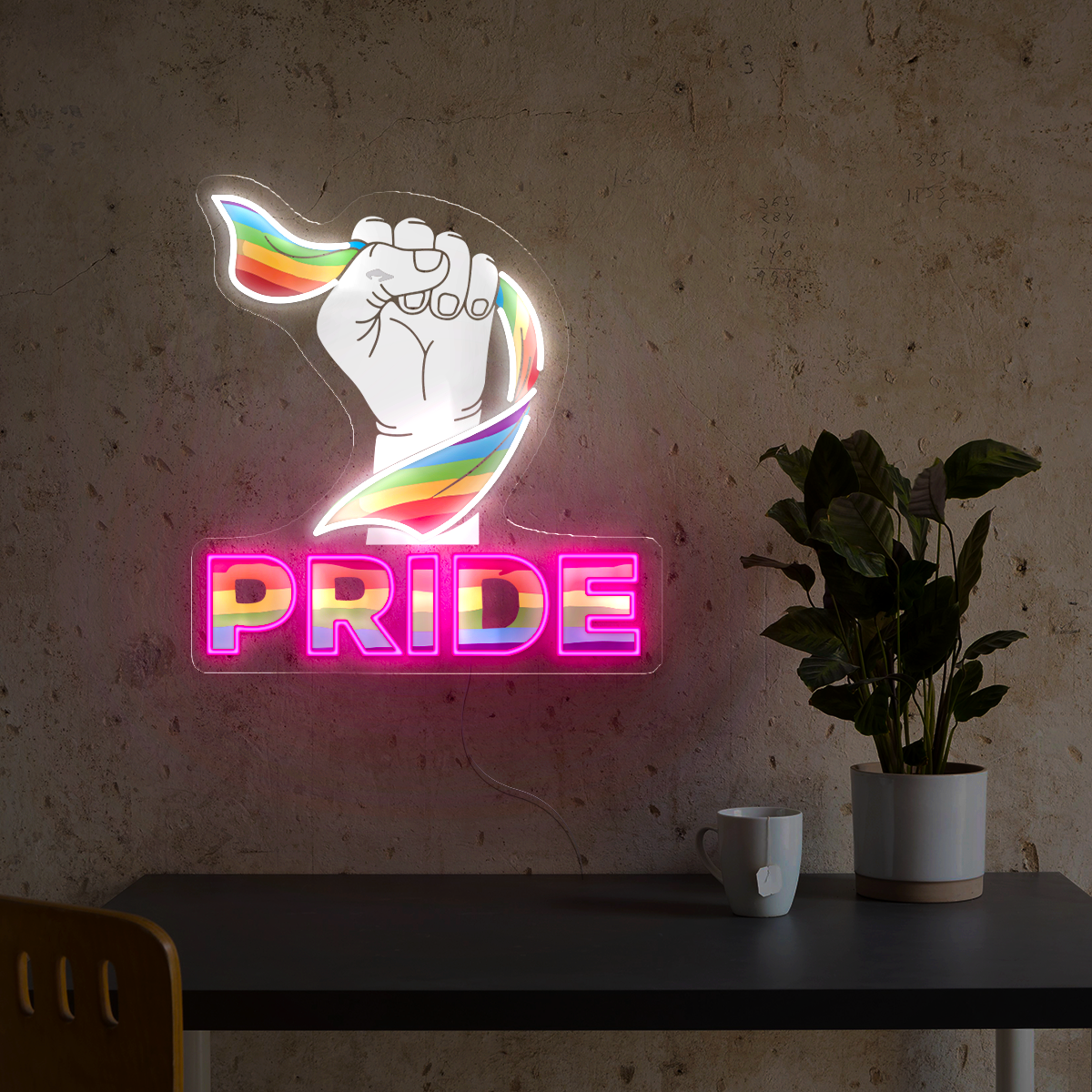 Pride Month Artwork Neon Sign