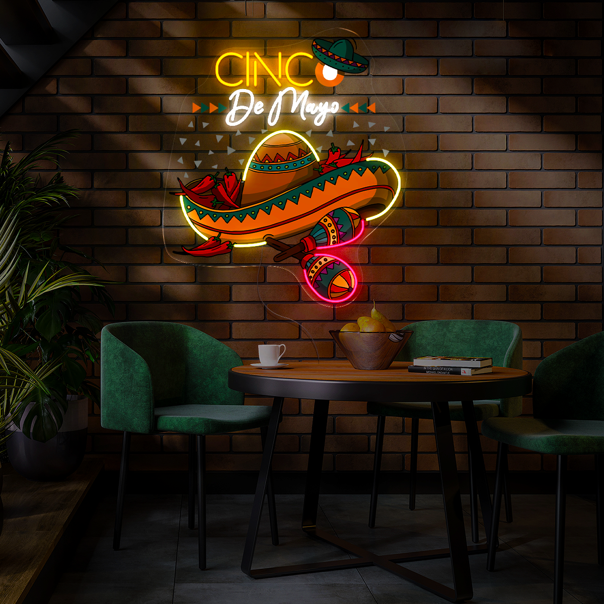 Cinco De Mayo Artwork Neon Sign