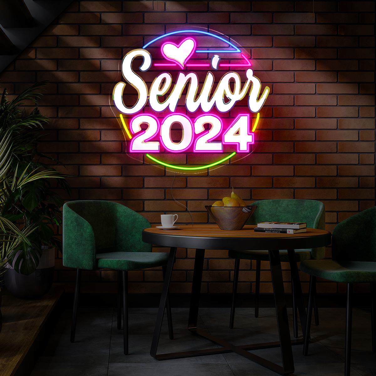 Senior 2024 Artwork Neon Sign