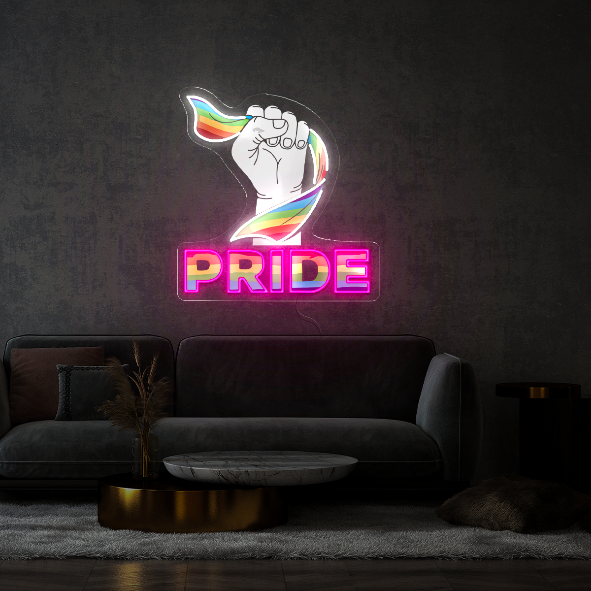 Pride Month Artwork Neon Sign