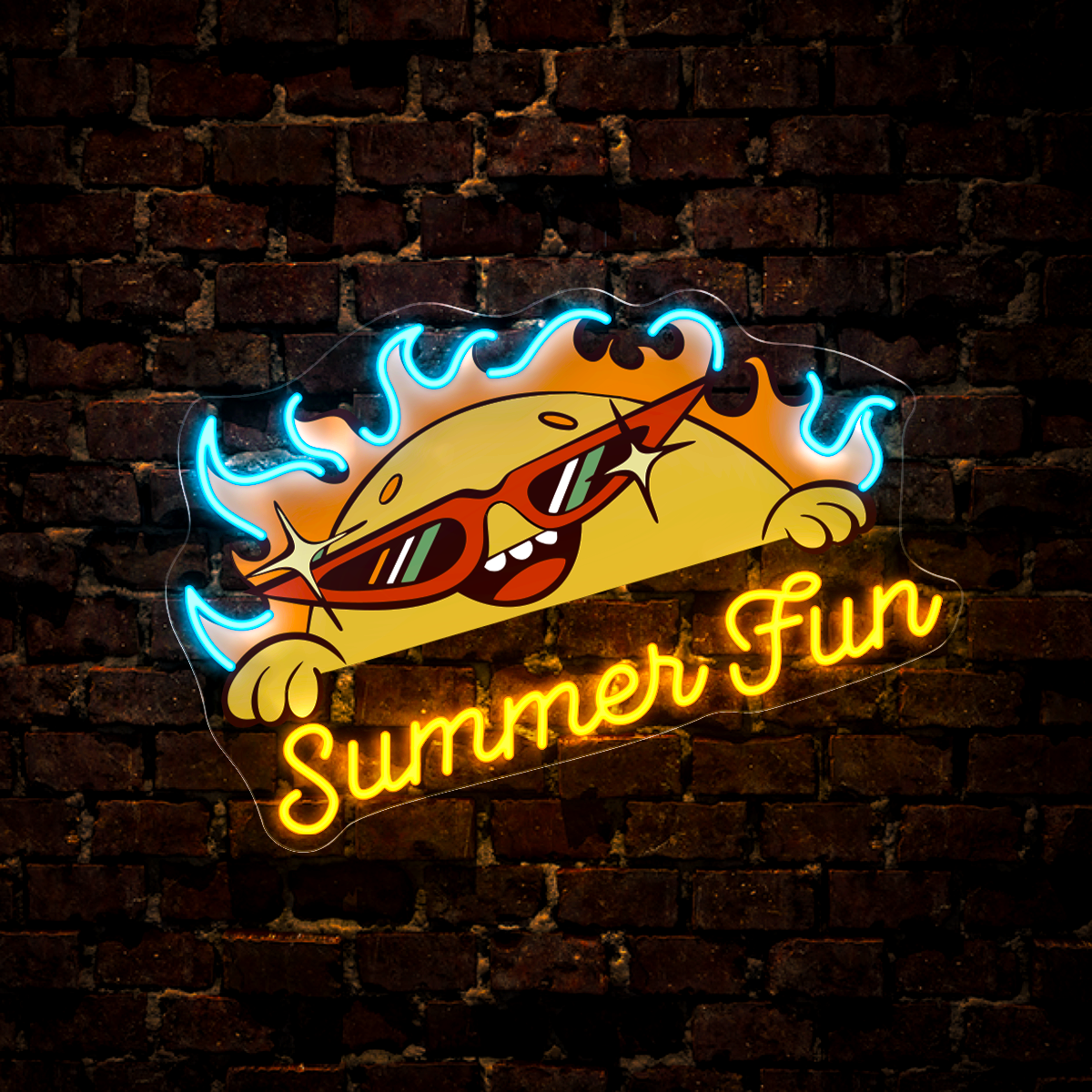 Summer Fun Artwork Neon Sign