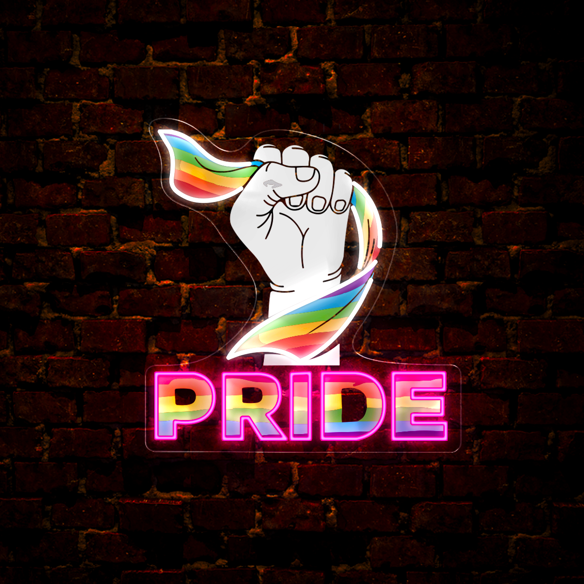 Pride Month Artwork Neon Sign