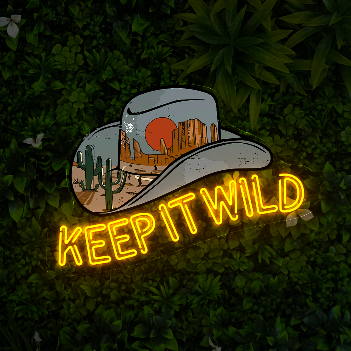 Keep It Wild Artwork Neon Sign