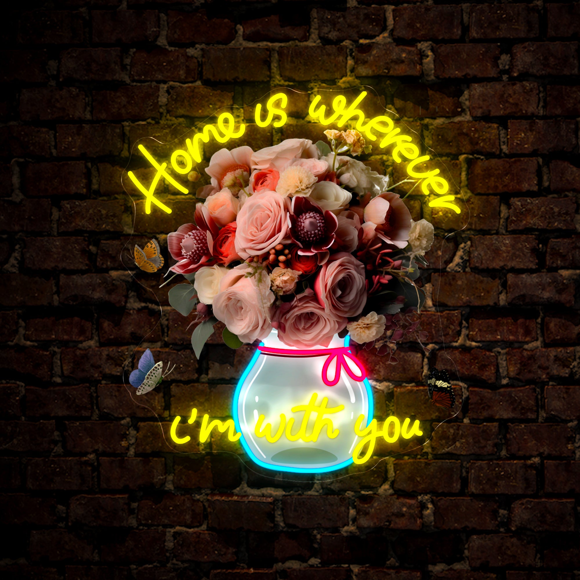 Happy Mother's Day Artwork Neon Sign