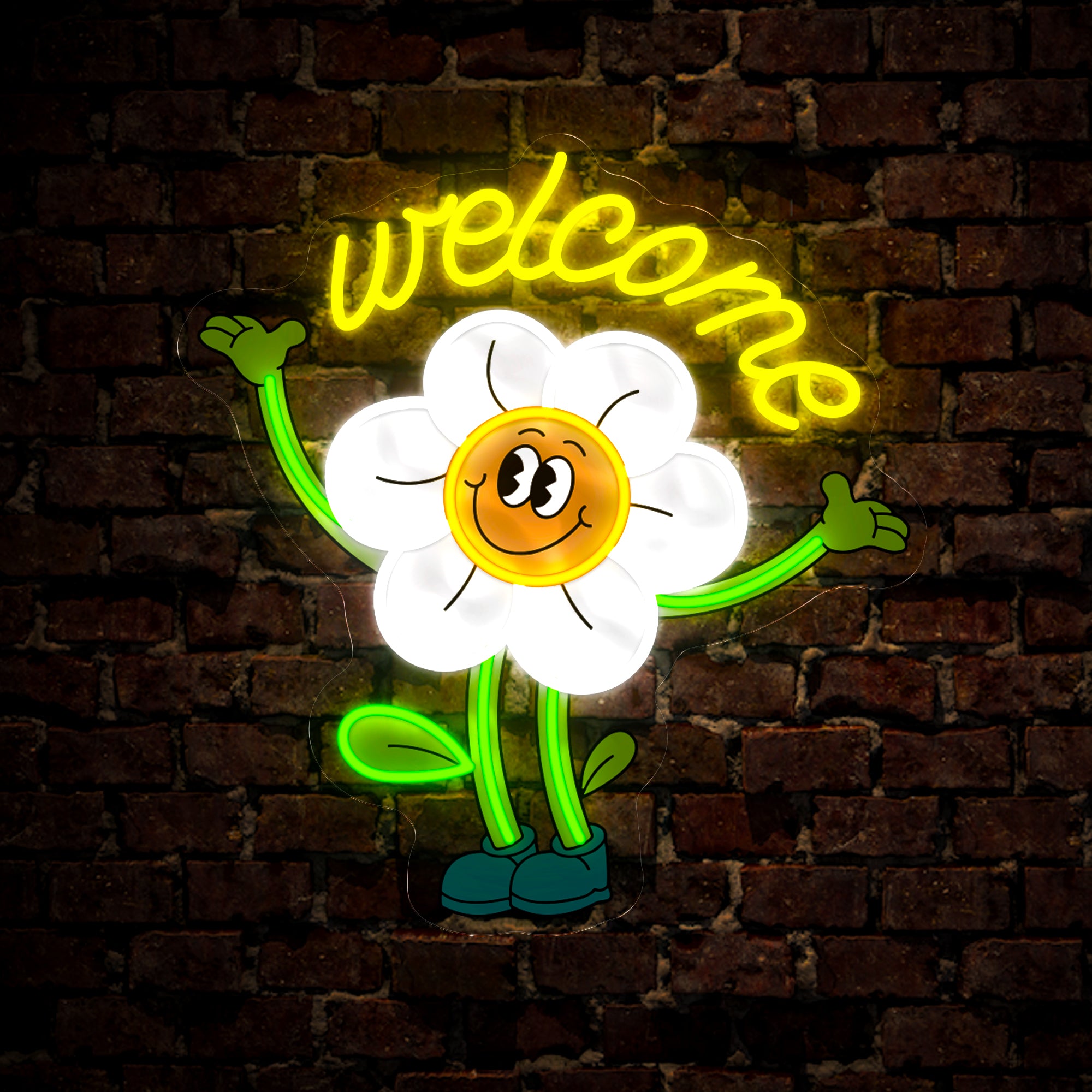 Welcome Artwork Neon Sign