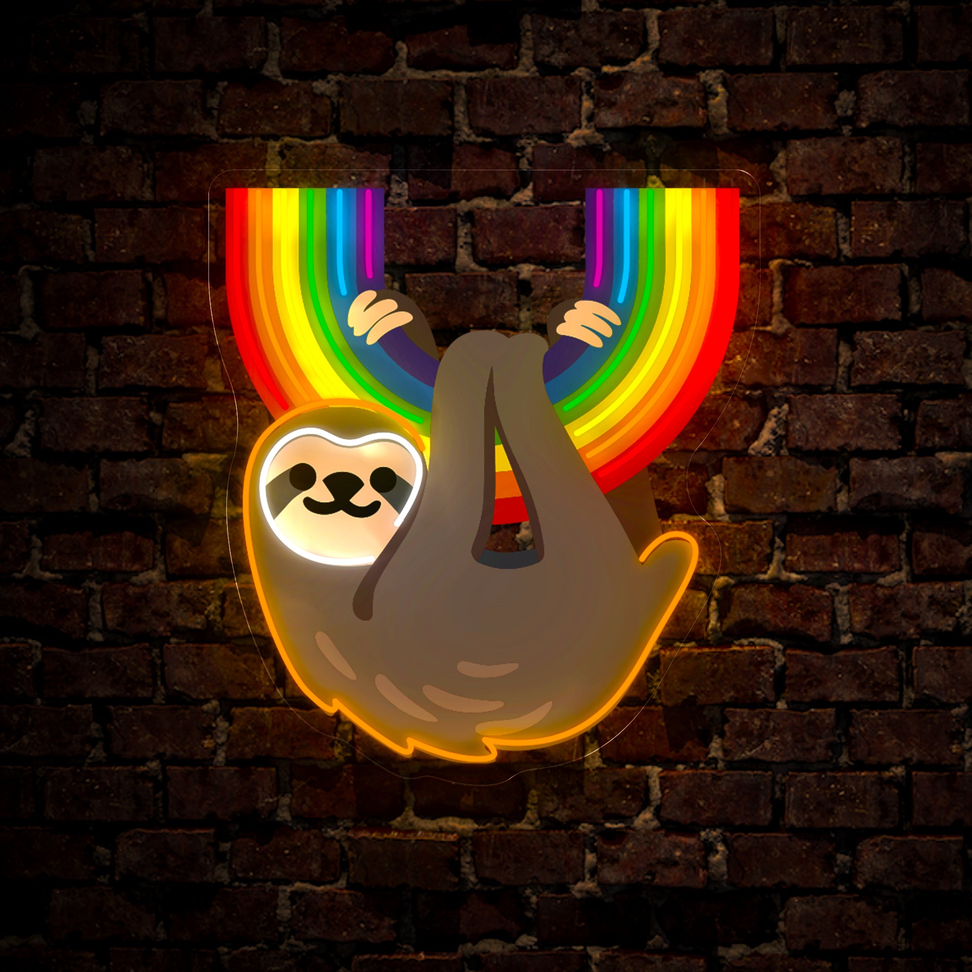 Pride Raccoon Artwork Neon Sign