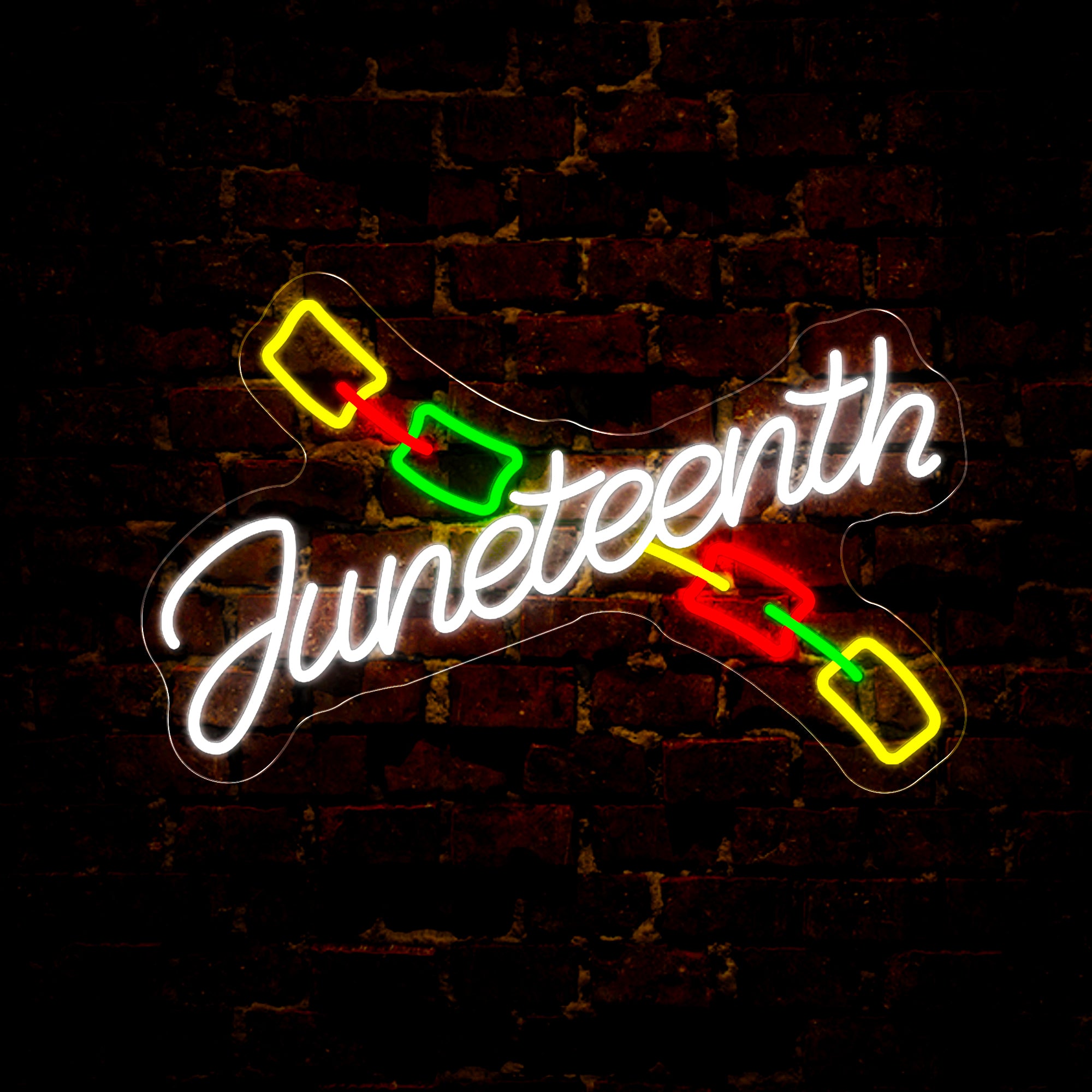 Juneteenth Neon Sign