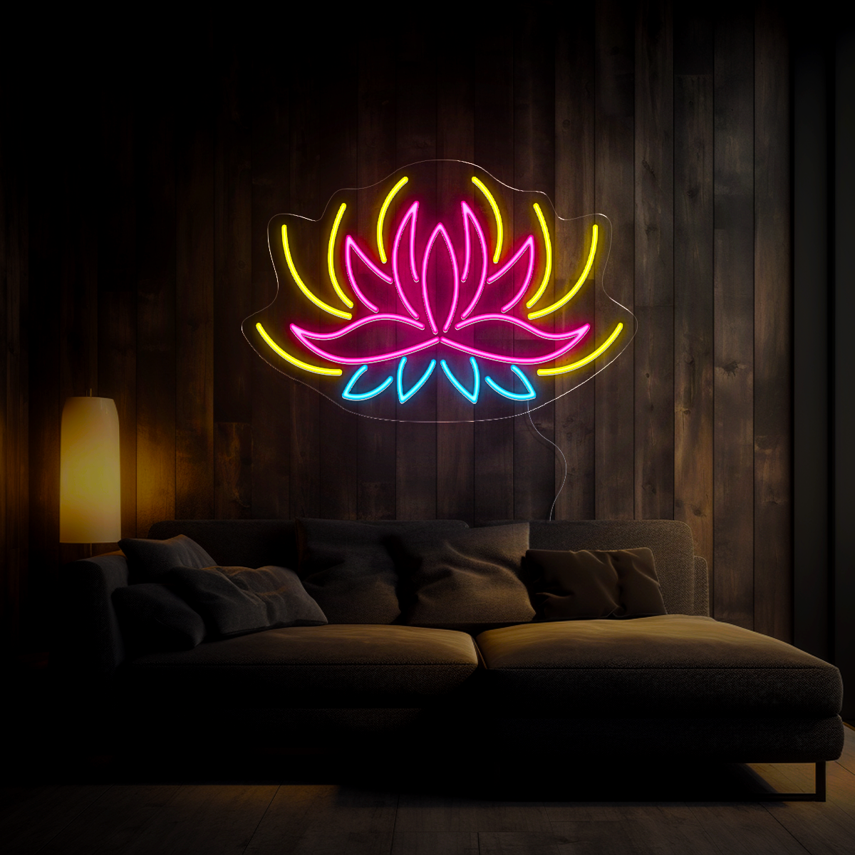 Mandalas Lotus Flower Neon Sign