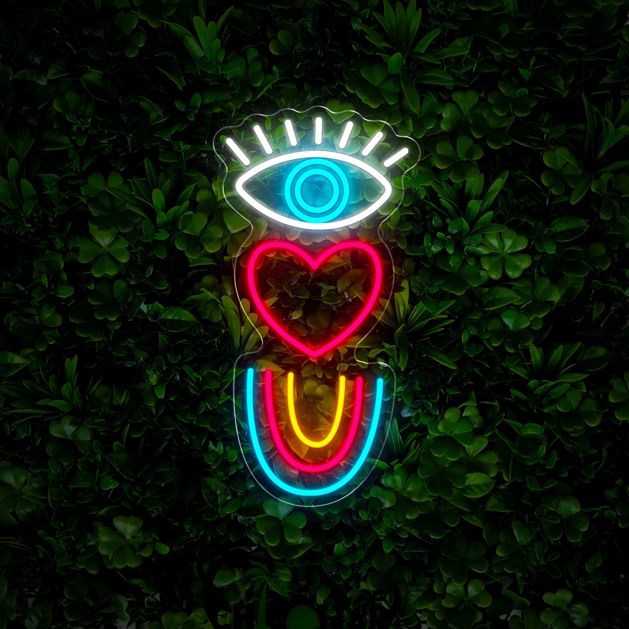 Eye Love U Neon Sign