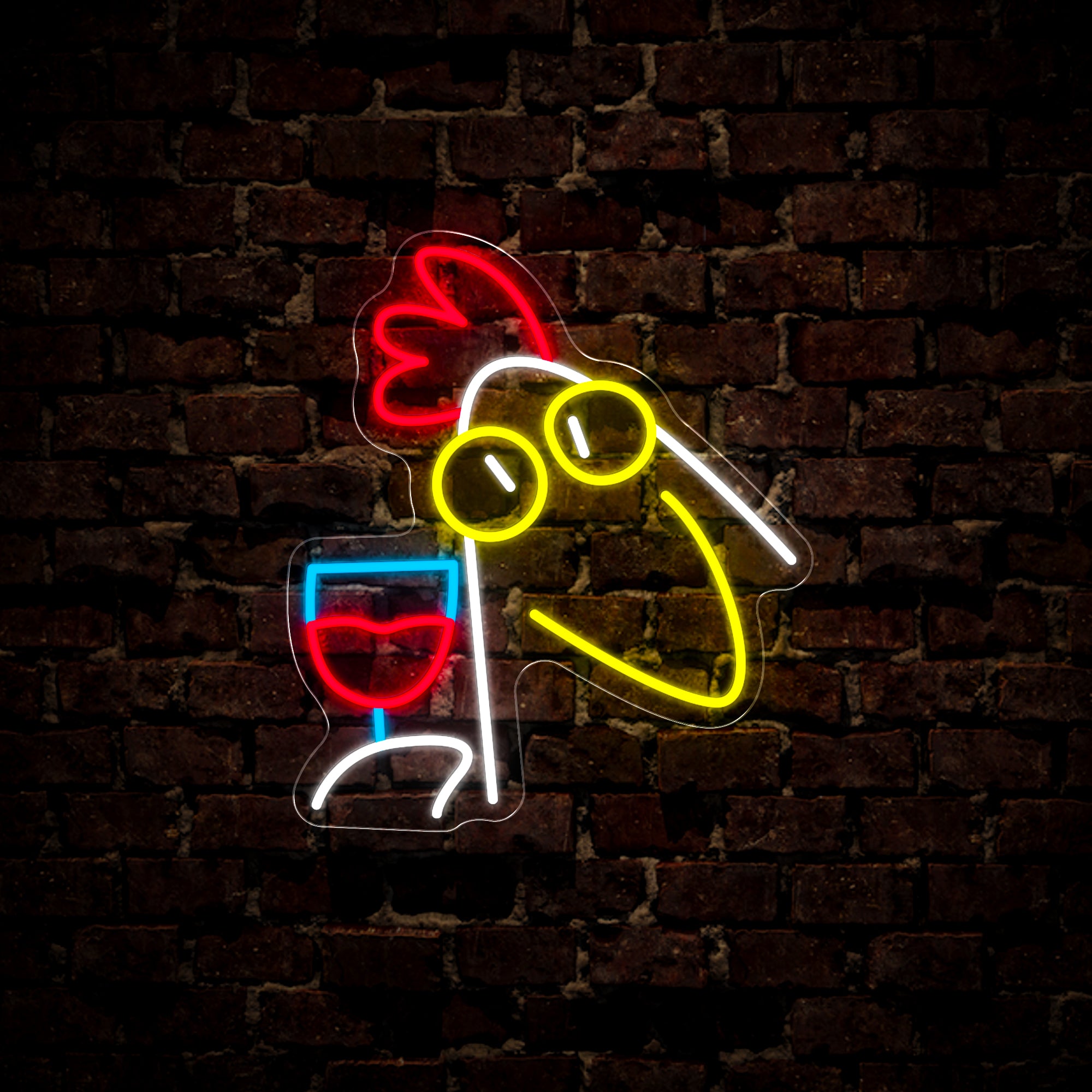 Funny Chicken Neon Sign