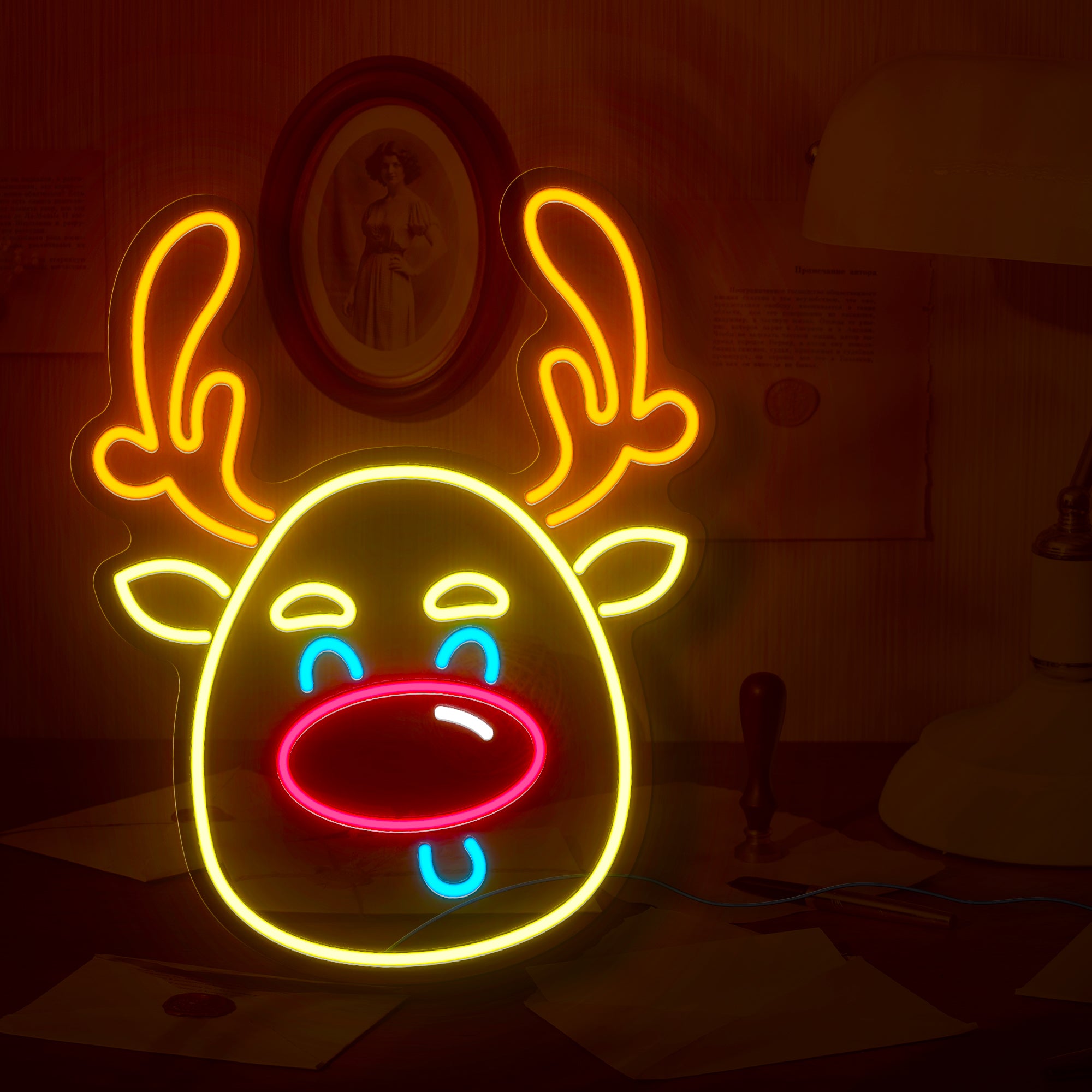 Reindeer Neon Sign