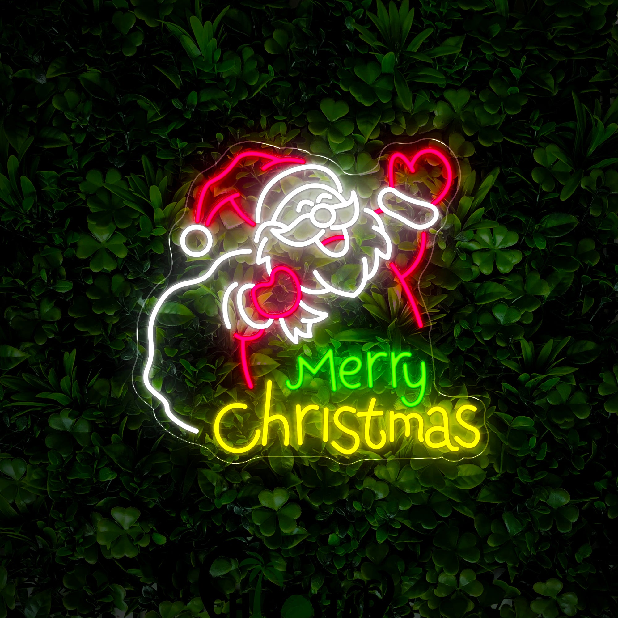 Christmas Santa Neon Sign